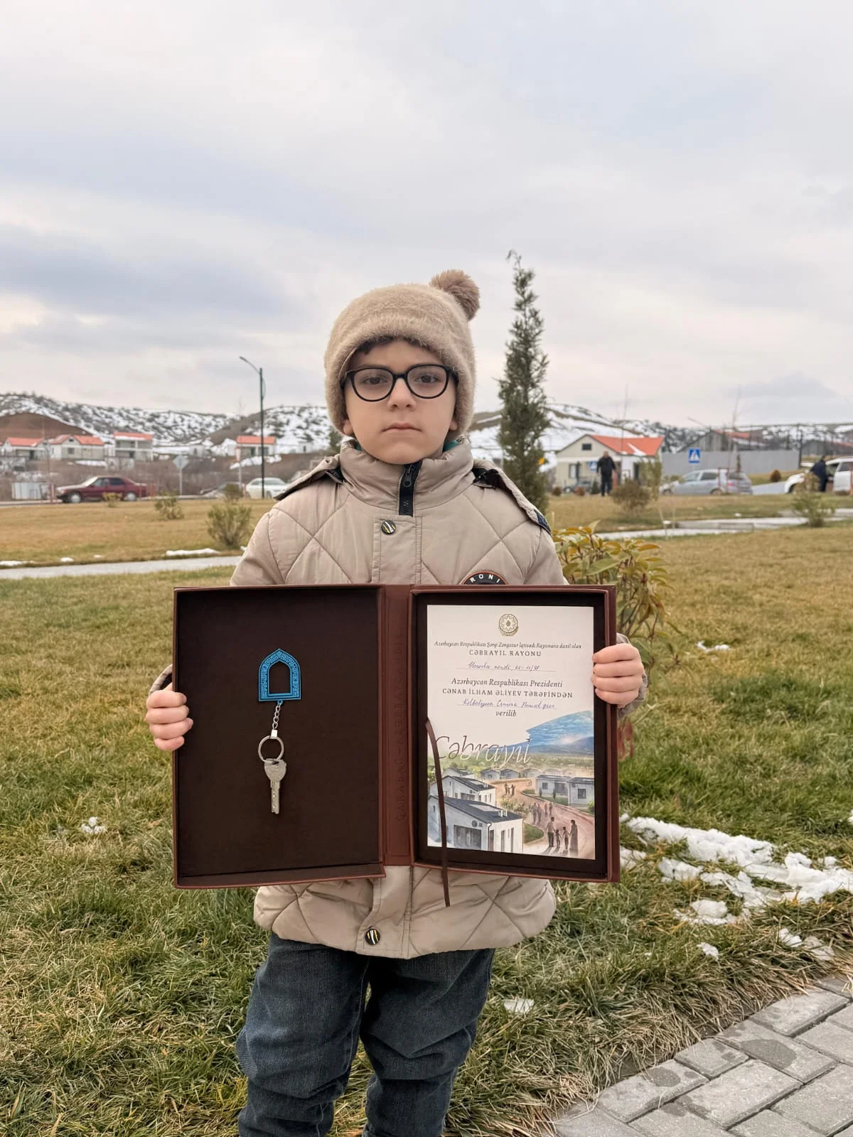 Növbəti köç karvanı Cəbrayıl rayonunun Horovlu kəndinə çatıb