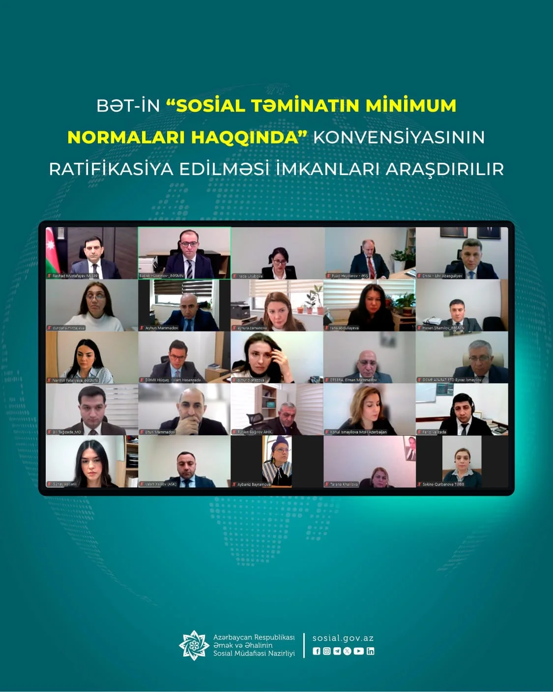 BƏT-in daha bir Konvensiyasının ratifikasiya edilməsi imkanları araşdırılır