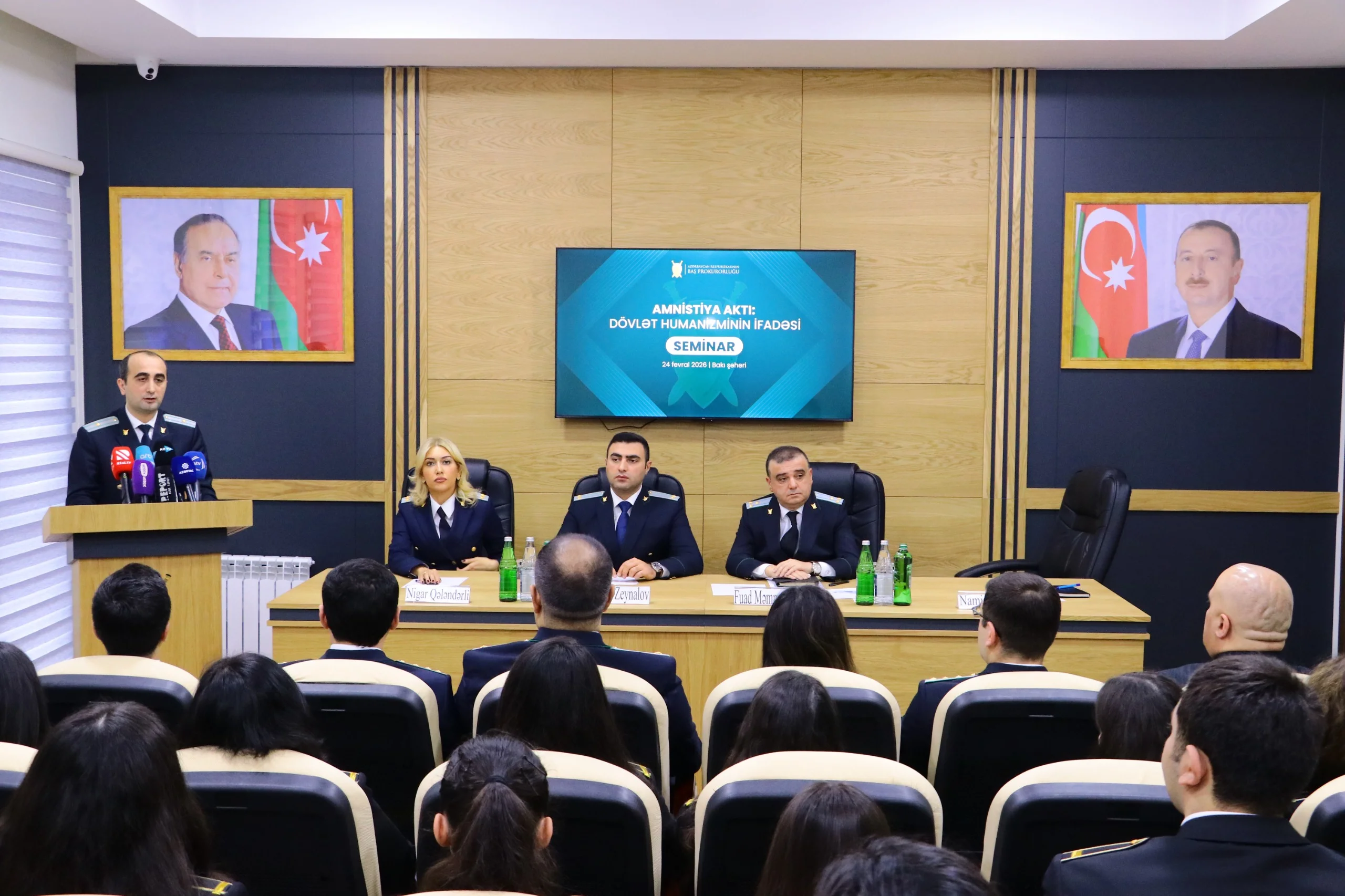 Baş Prokurorluq tərəfindən “Amnistiya aktı: dövlət humanizminin ifadəsi” mövzusunda seminar keçirilib