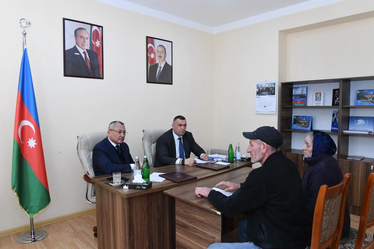 Şirvanda keçmiş məcburi köçkünlərin müraciətləri dinlənilib