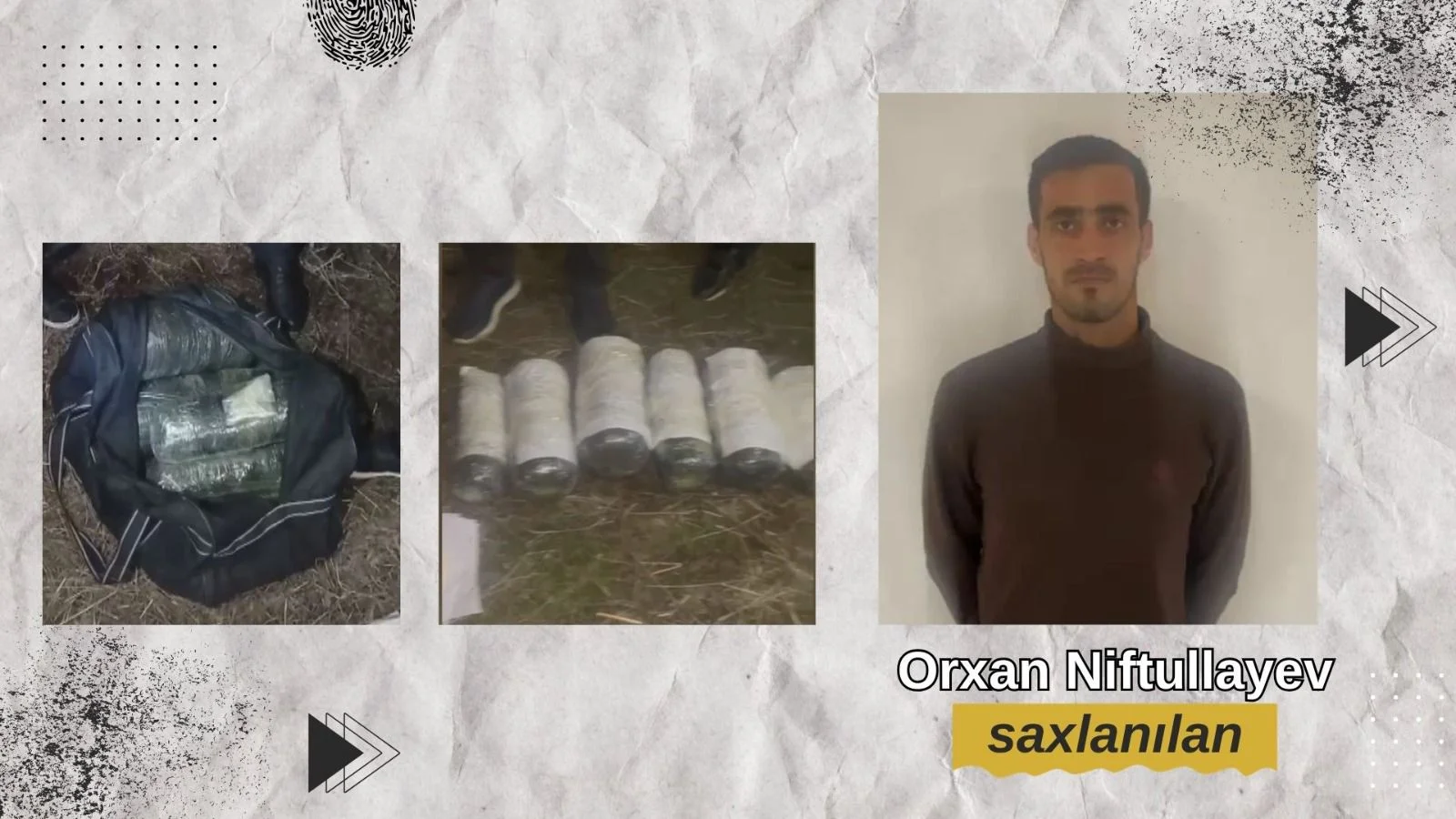 Ağsu rayonunda əməliyyat- polis 9 kiloqram narkotik vasitəni dövriyyədən çıxarıb