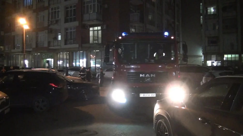 Fövqəladə Hallar Nazirliyi növbəti şərti yanğın təlimi keçirib (video, foto)