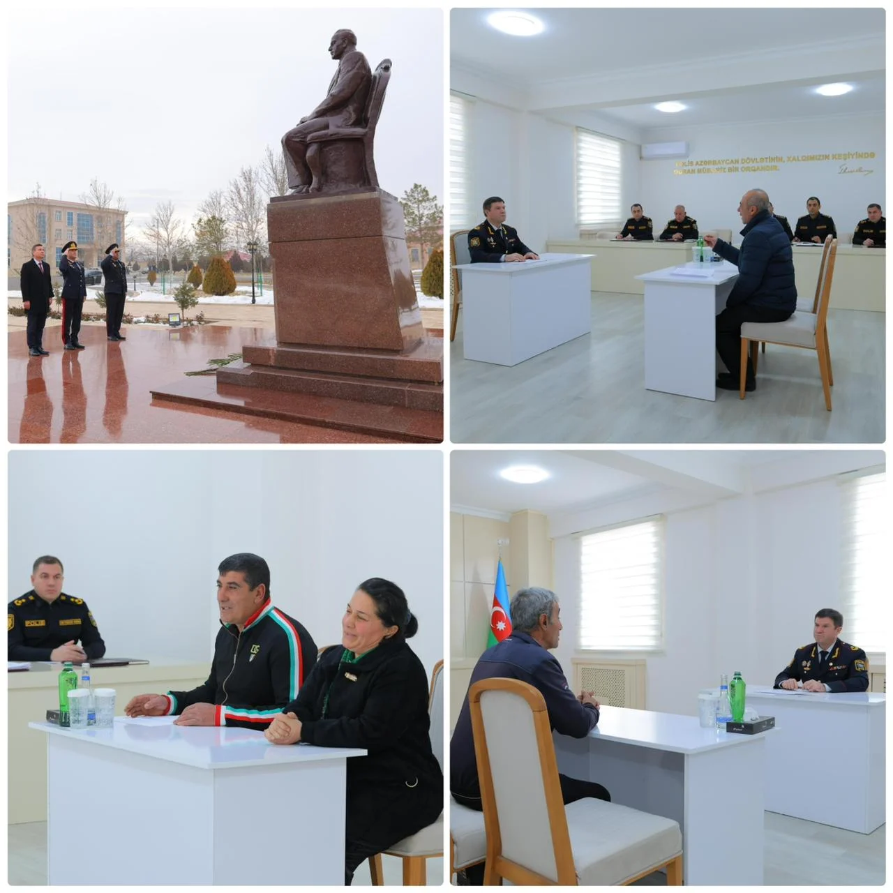 Naxçıvan MR daxili işlər naziri Babək rayonunda vətəndaşları qəbul edib