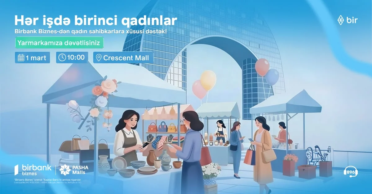 "Hər işdə birinci qadınlar"