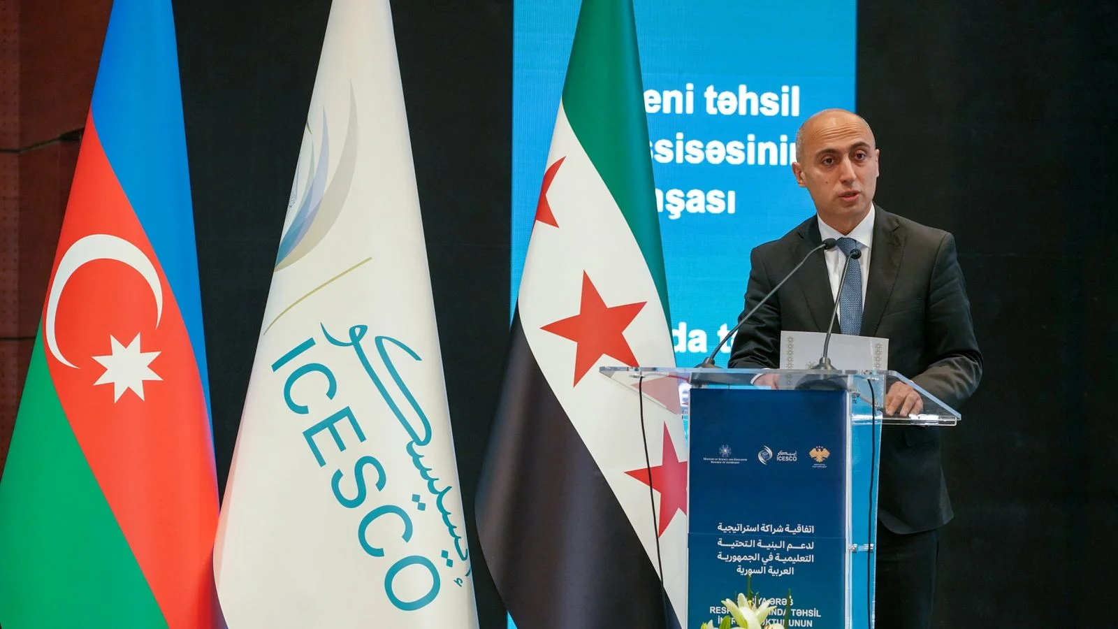 Azərbaycan Suriya Ərəb Respublikasında dağıdılmış və ya zədələnmiş məktəblərin tikintisi və təmirinə dəstək göstərəcək