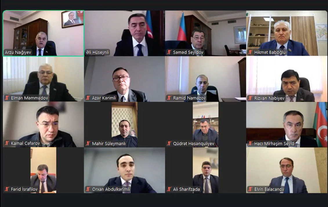 Müdafiə, təhlükəsizlik və korrupsiya ilə mübarizə komitəsinin iclasında