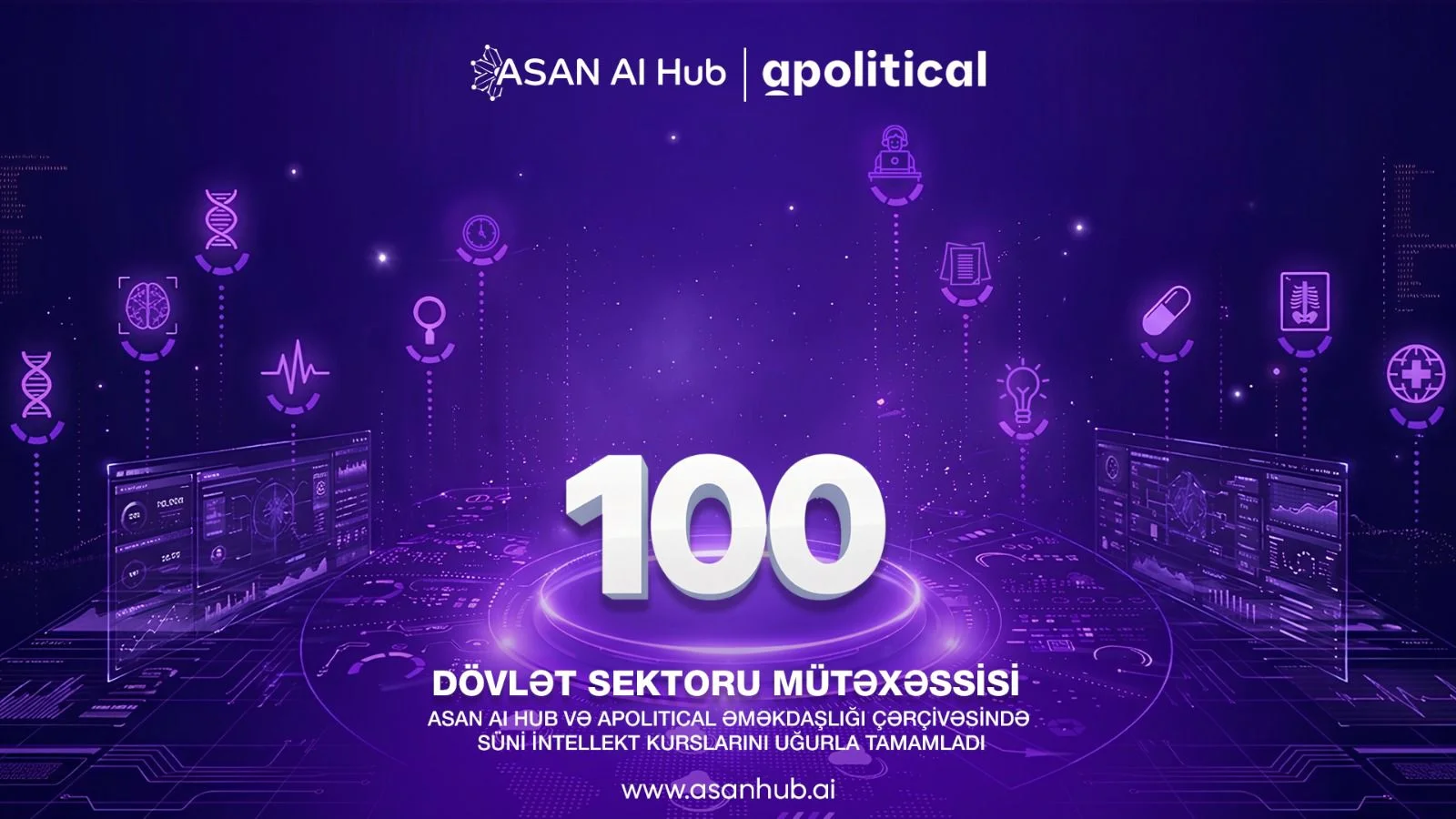 ASAN AI Hub platformasında dövlət sektorunun ilk 100 nümayəndəsi süni intellekt üzrə təlimi başa vurub