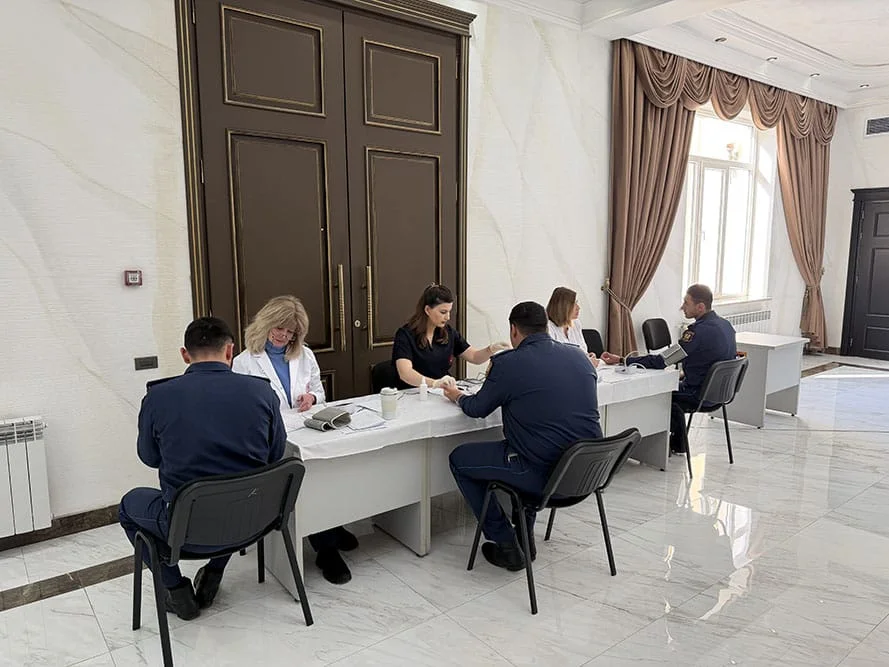 Heydər Əliyev adına Hərbi İnstitutda qanvermə aksiyası keçirilib