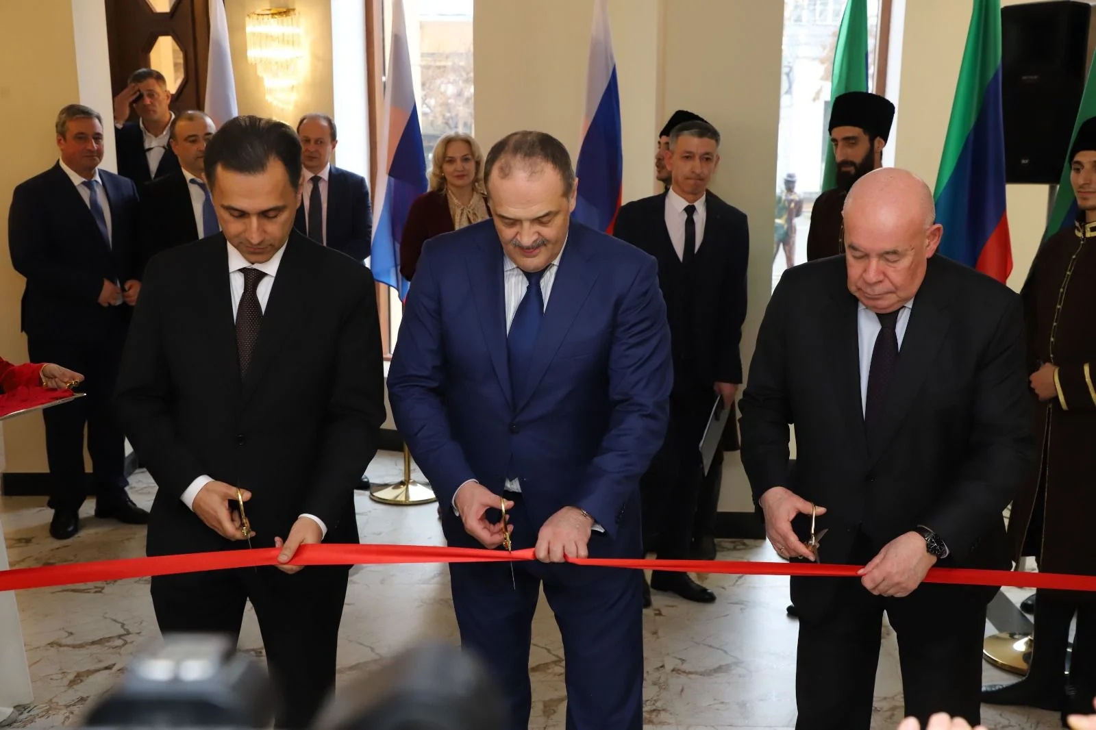 Prezident İlham Əliyev Dərbənddə Azərbaycan Dövlət Musiqili Dram Teatrının açılışı münasibətilə təbrik ünvanlayıb