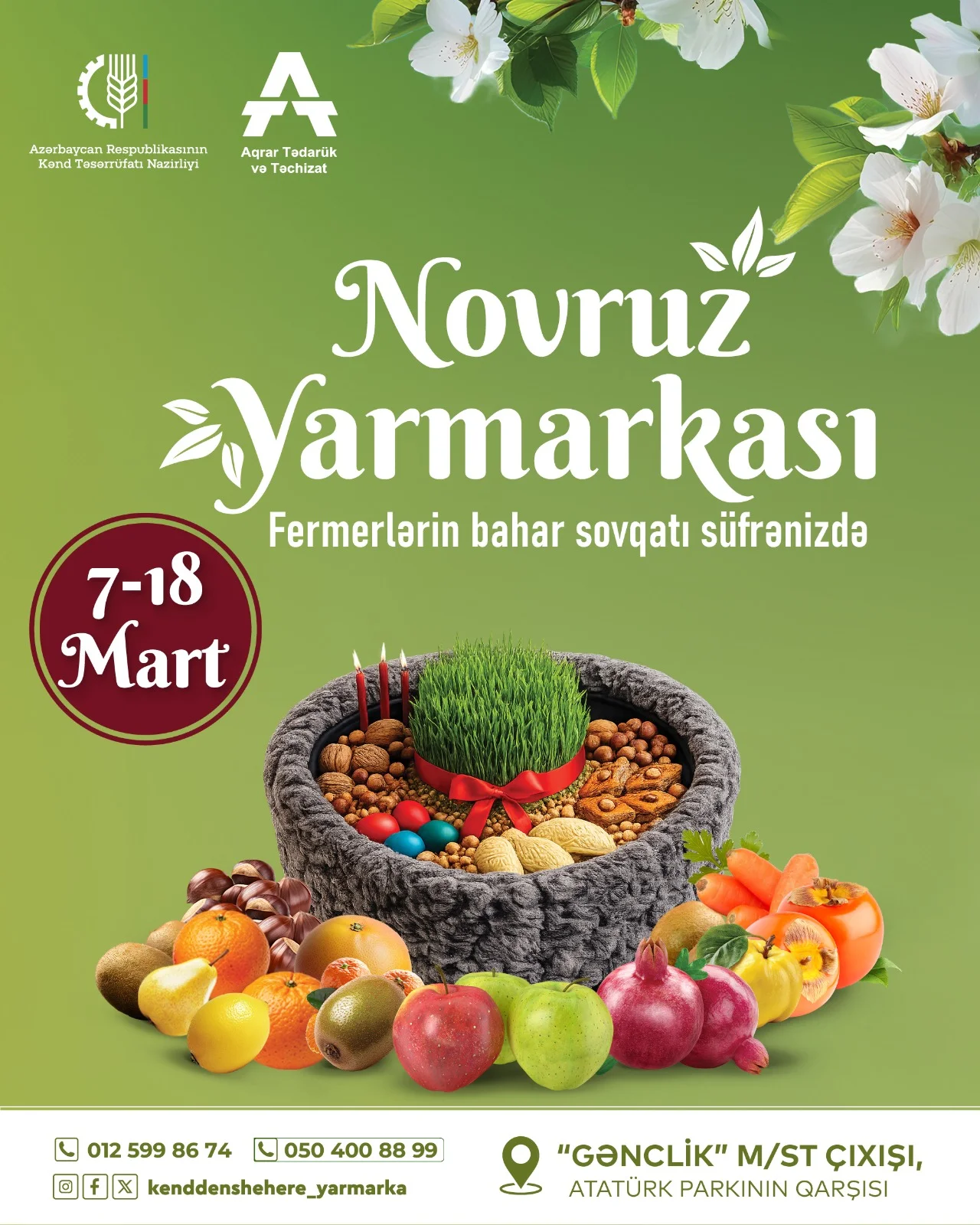 Bakıda “Kənddən Şəhərə” Novruz yarmarkası təşkil olunacaq