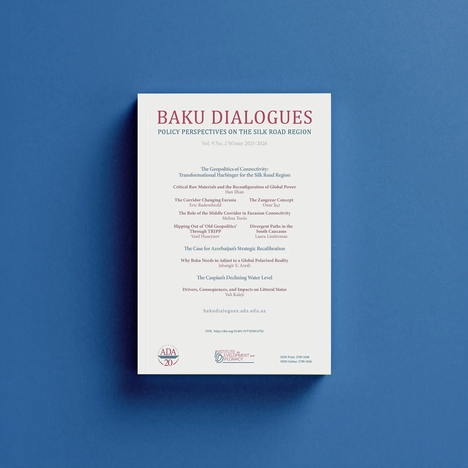 “Bakı Dialoqları” jurnalının 2025–2026-cı il qış buraxılışı dərc olunub