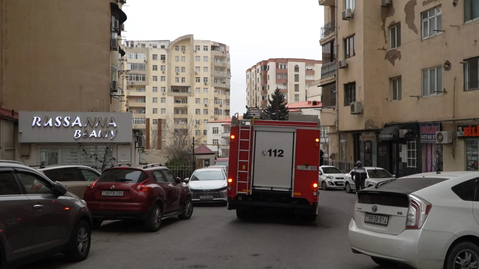 Fövqəladə Hallar Nazirliyi növbəti şərti yanğın təlimi keçirib (VİDEO, FOTO)