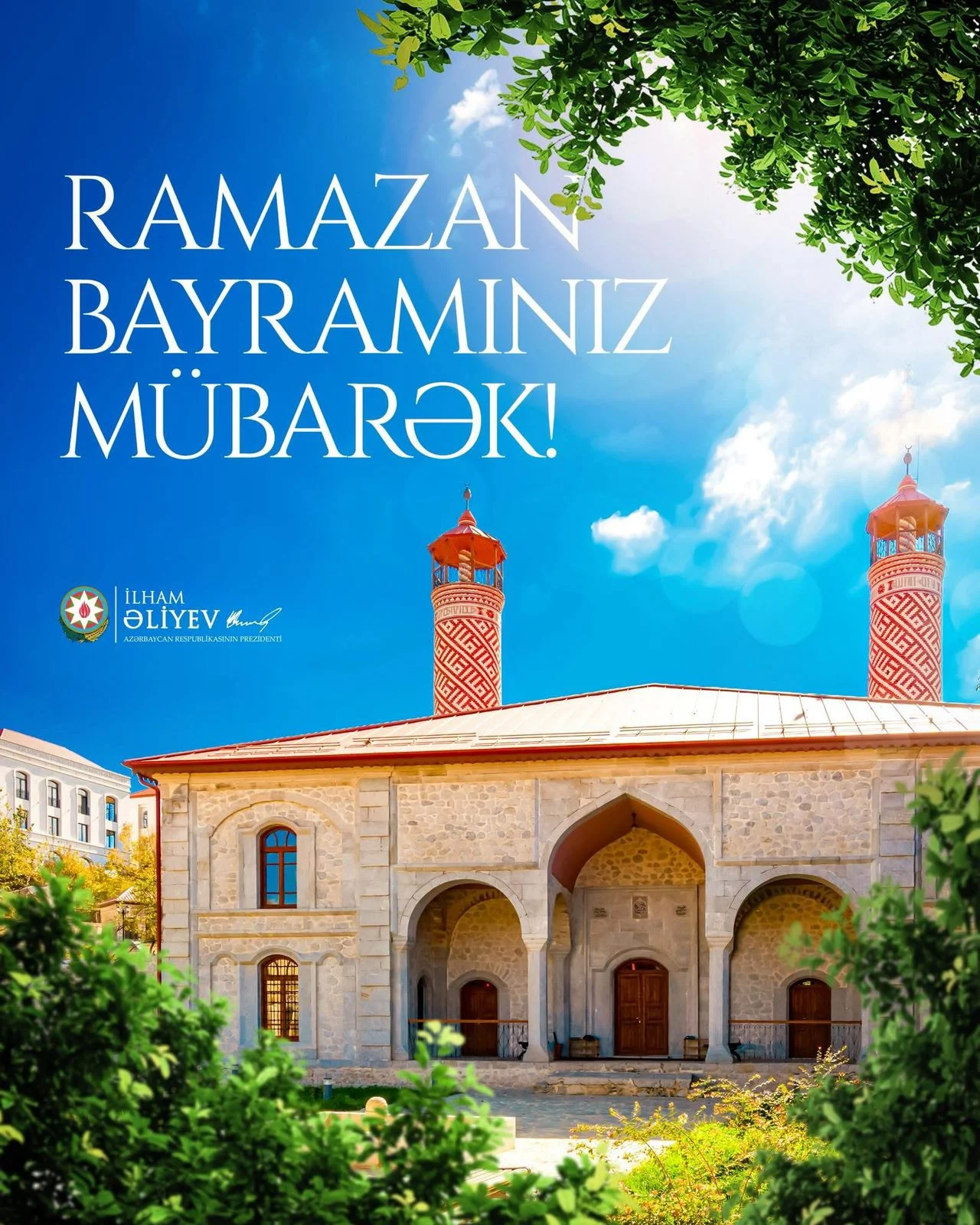 Ramazan bayramı münasibətilə Azərbaycan xalqına təbrik