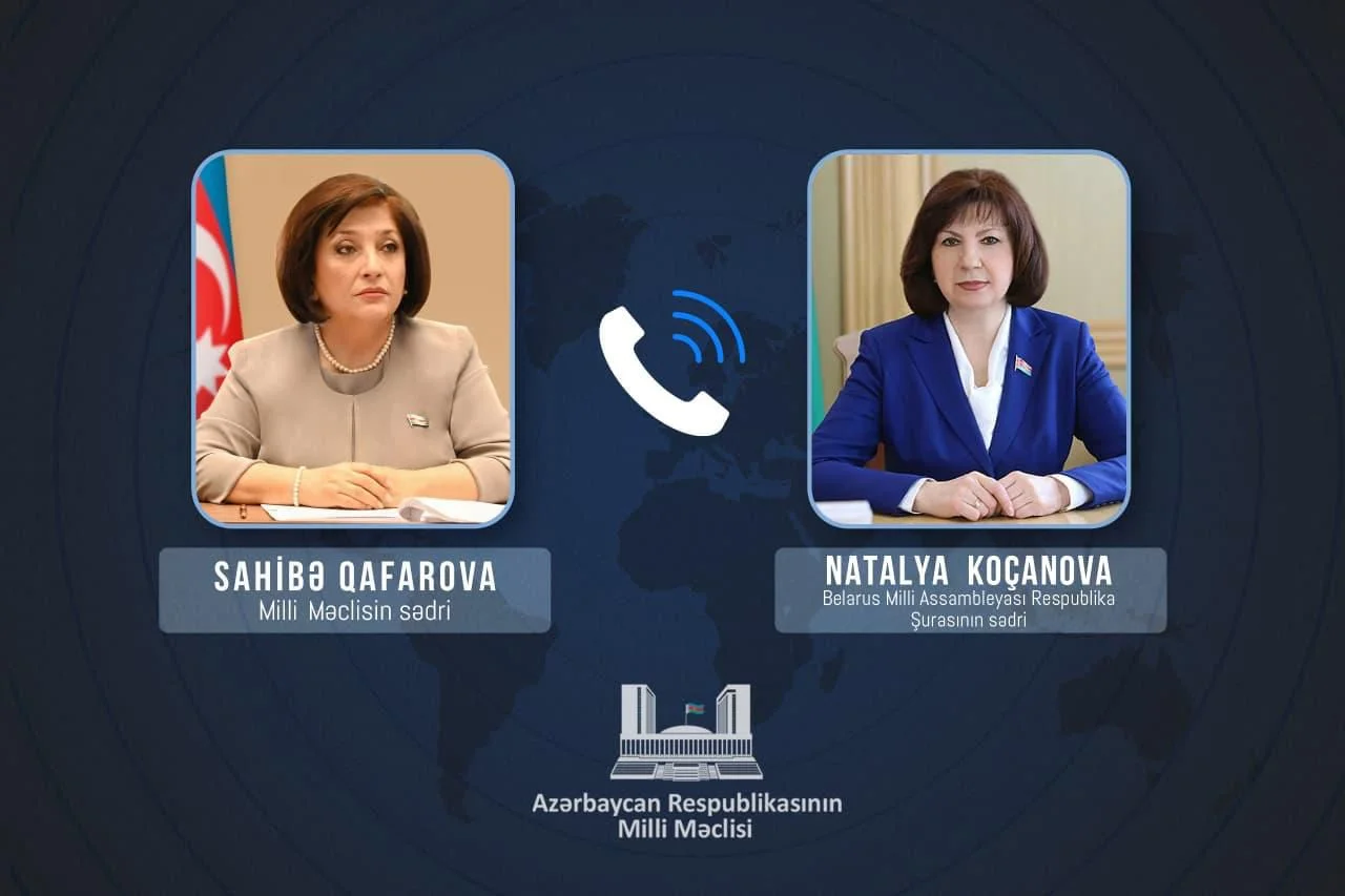Milli Məclisin sədri Sahibə Qafarova və Belarus Milli Assambleyası Respublika Şurasının sədri arasında telefon danışığı olub