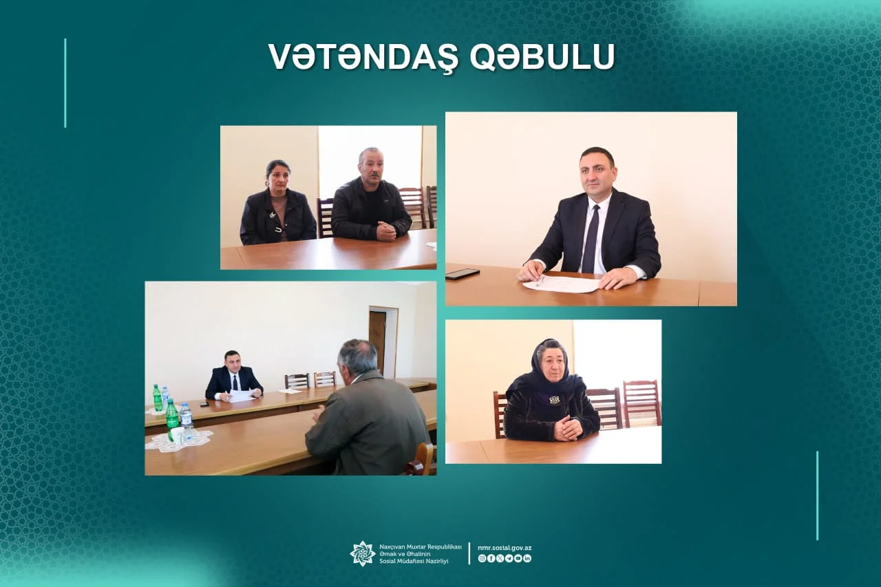 Rasim Piriyev Şahbuz rayonunda vətəndaşları qəbul edib