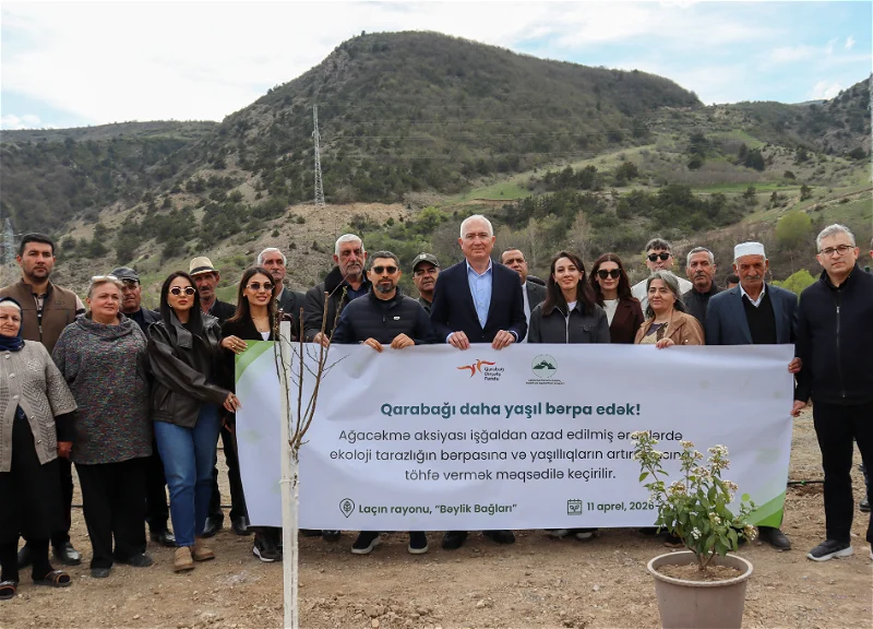 QDF-in dəstəyi ilə Laçının tarixi “Bəylik Bağları”nın bərpası həyata keçirilir - FOTO