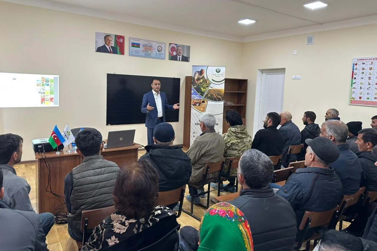 İşğaldan azad edilmiş ərazilərdə fermerlər üçün təlim proqramları davam etdirilir