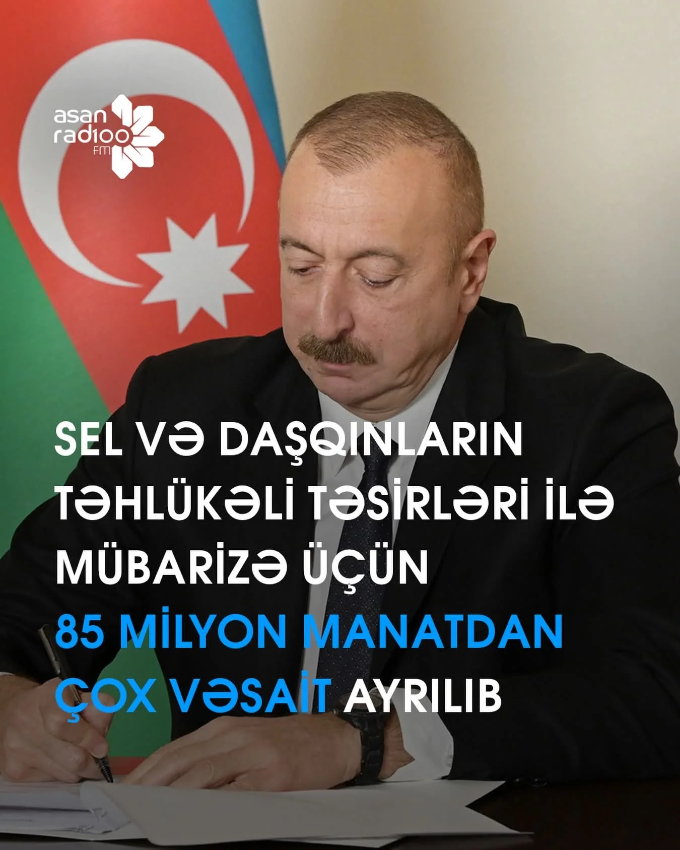 Sel və daşqınların təhlükəli və zərərli təsirlərinə qarşı mübarizə ilə bağlı əlavə tədbirlər haqqında Azərbaycan Respublikası Prezidentinin Sərəncamı