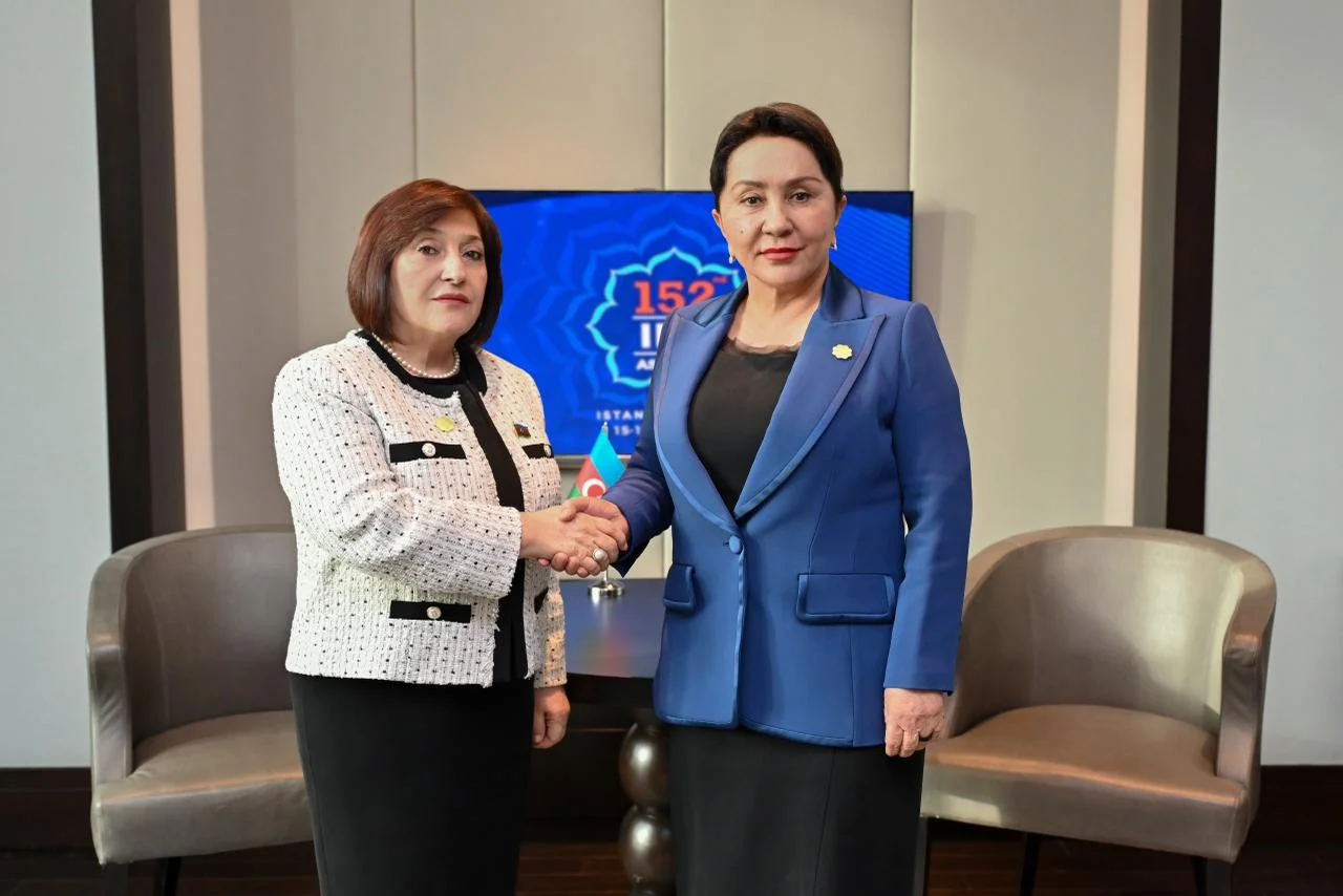 Milli Məclisin sədri Sahibə Qafarova Özbəkistan Ali Məclisi Senatının sədri ilə görüşüb