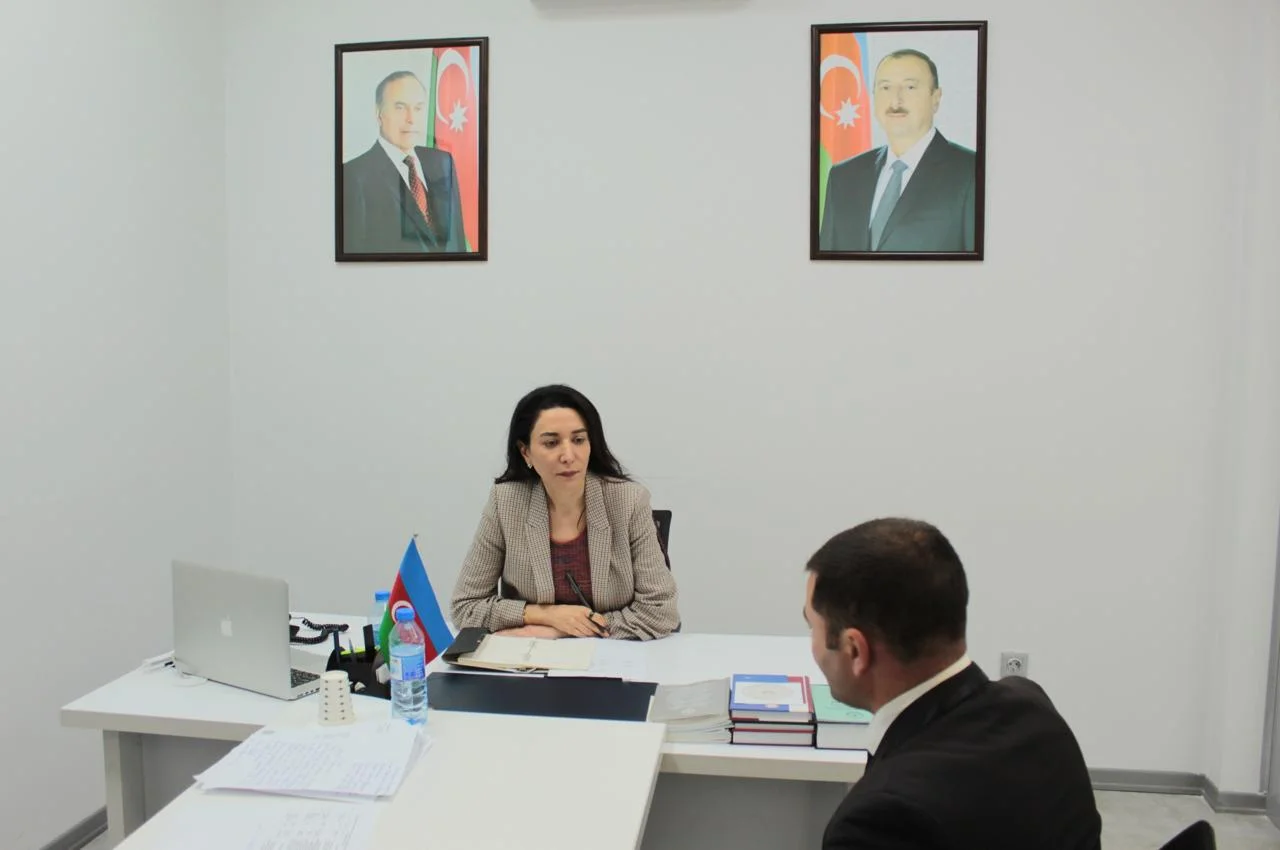 Ombudsman Səbinə Əliyeva növbəti qəbul keçirib