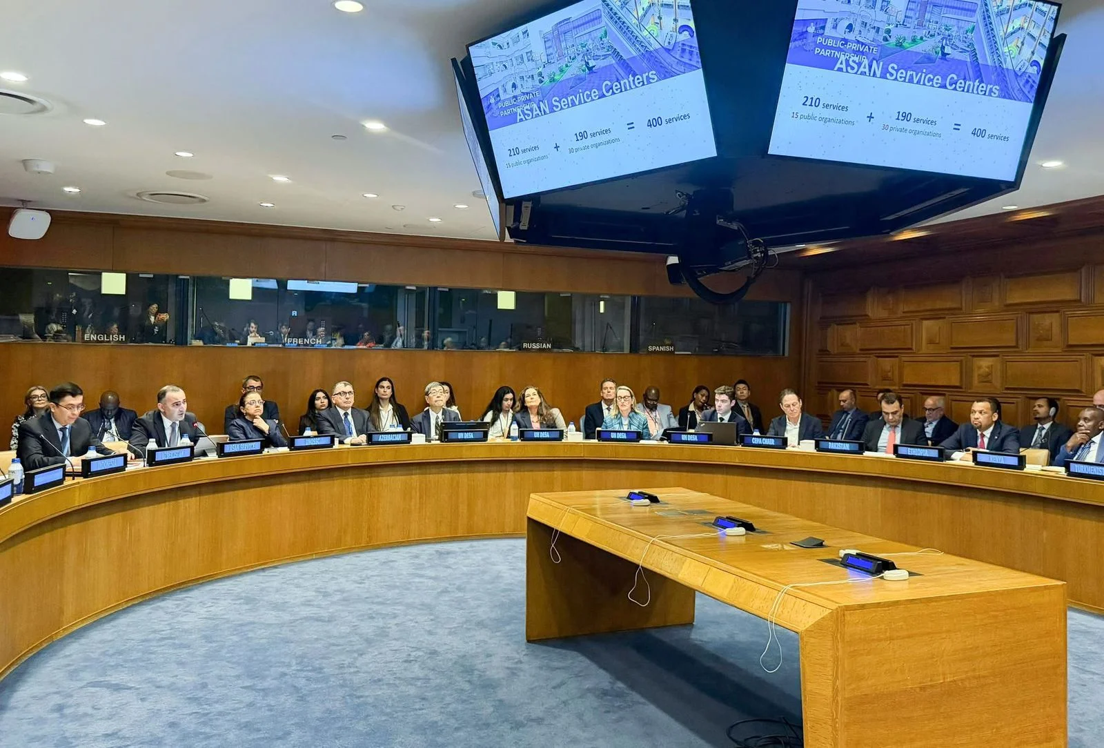 “ASAN xidmət” BMT-nin Ekspertlər Komitəsinin sessiyasında müzakirəyə çıxarıldı