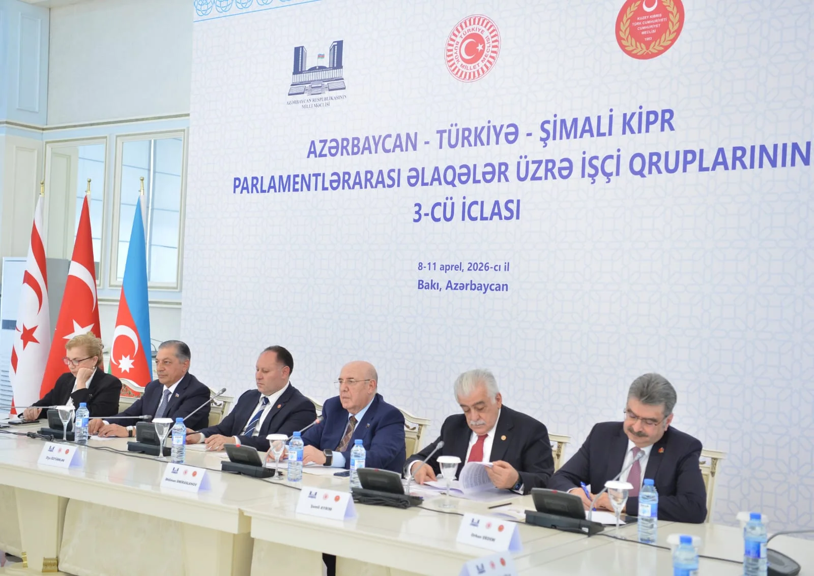 Azərbaycan, Türkiyə, Şimali Kipr Türk Cümhuriyyəti parlamentlərinin dostluq qruplarının 3-cü iclasında