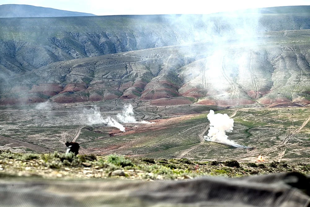 Müdafiə Nazirliyinin rəhbər heyəti taktiki təlimin gedişatını yoxlayıb