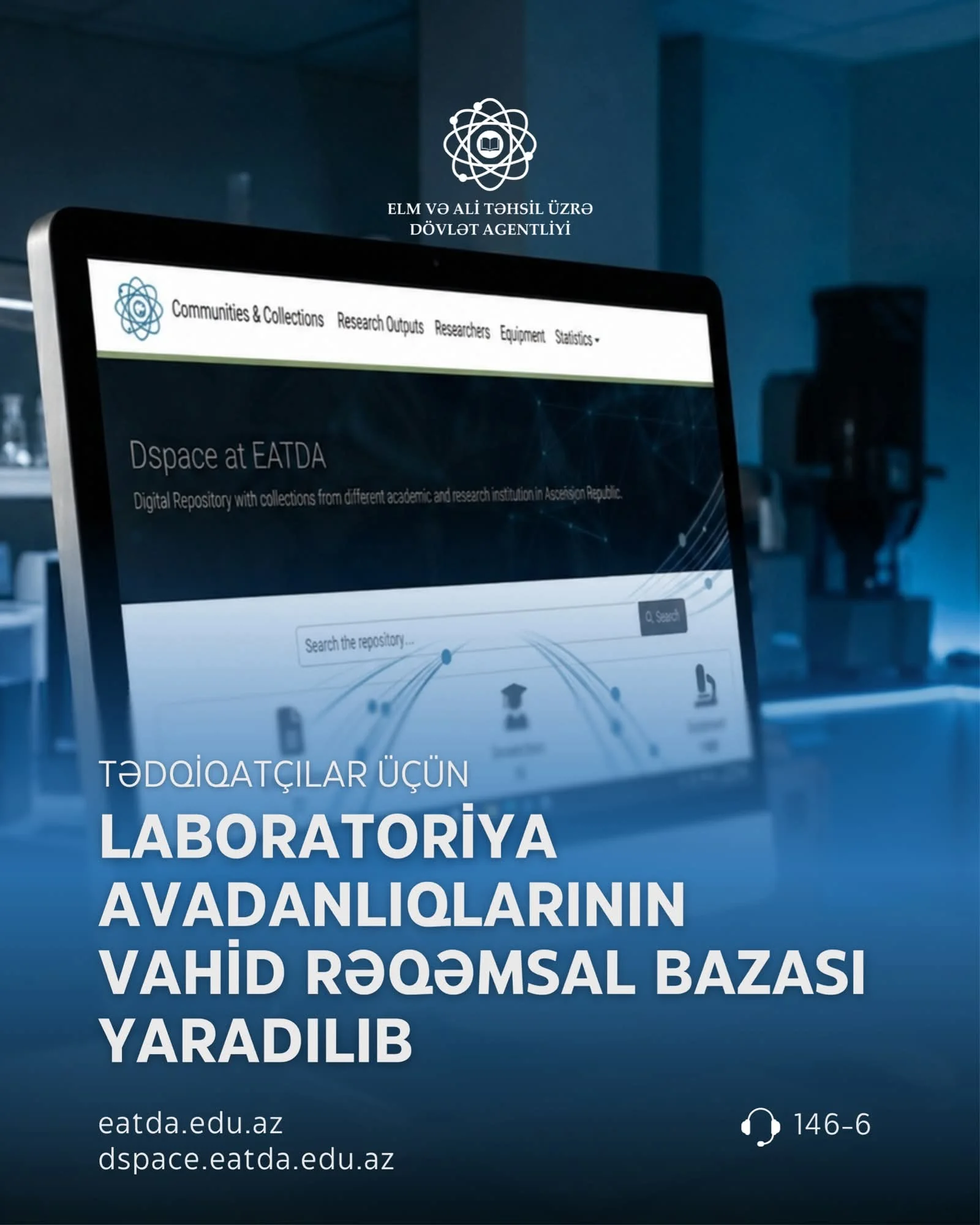 Tədqiqatçılar üçün laboratoriya avadanlıqlarının vahid rəqəmsal bazası yaradılıb