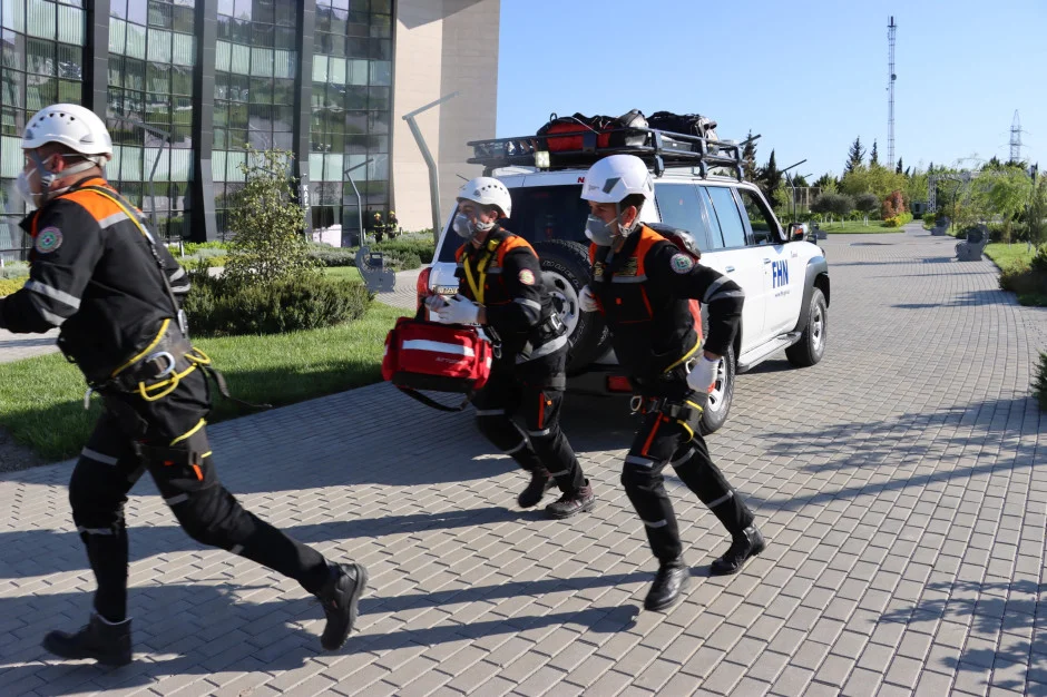 FHN-in Muğan Regional Mərkəzi “ASAN Xidmət” Mərkəzində mülki müdafiə məşqi keçirib (video, foto)