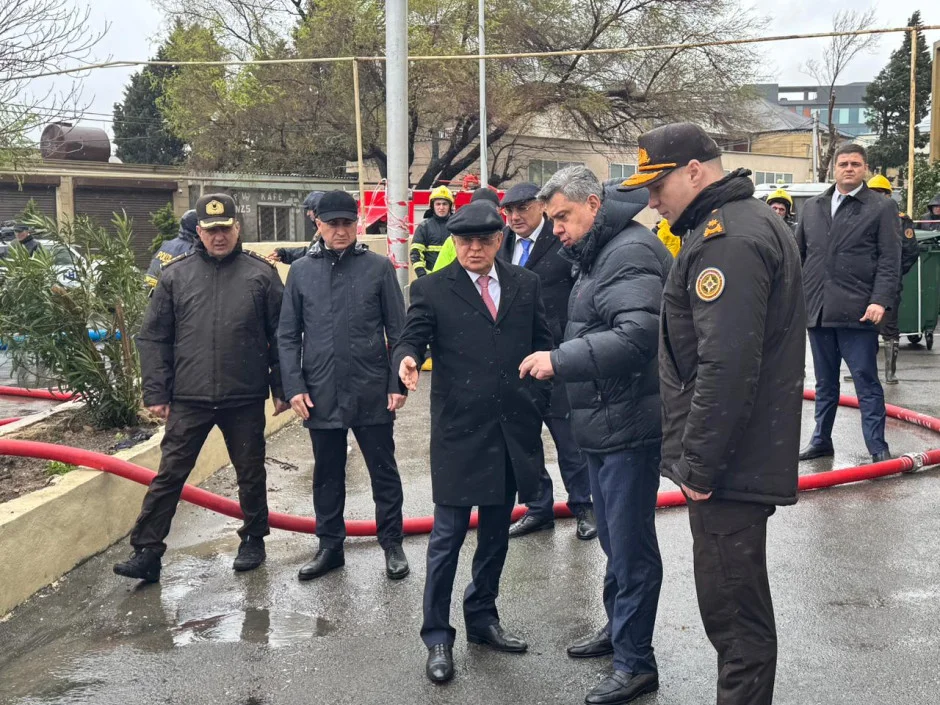 Nazir Kəmaləddin Heydərov Keşlədə görülən təhlükəsizlik tədbirləri ilə yerində tanış olub (VİDEO, FOTO)