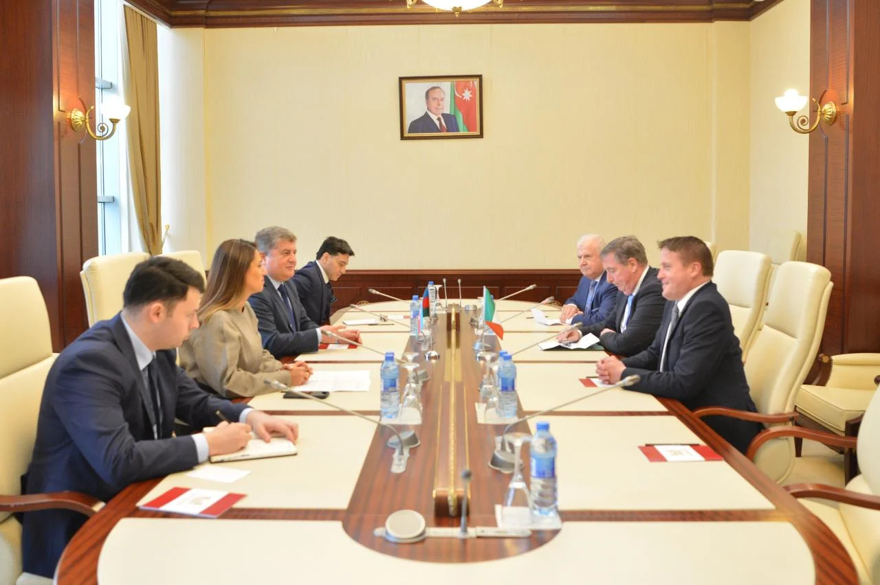 İrlandiya nümayəndə heyəti ilə görüş keçirilib