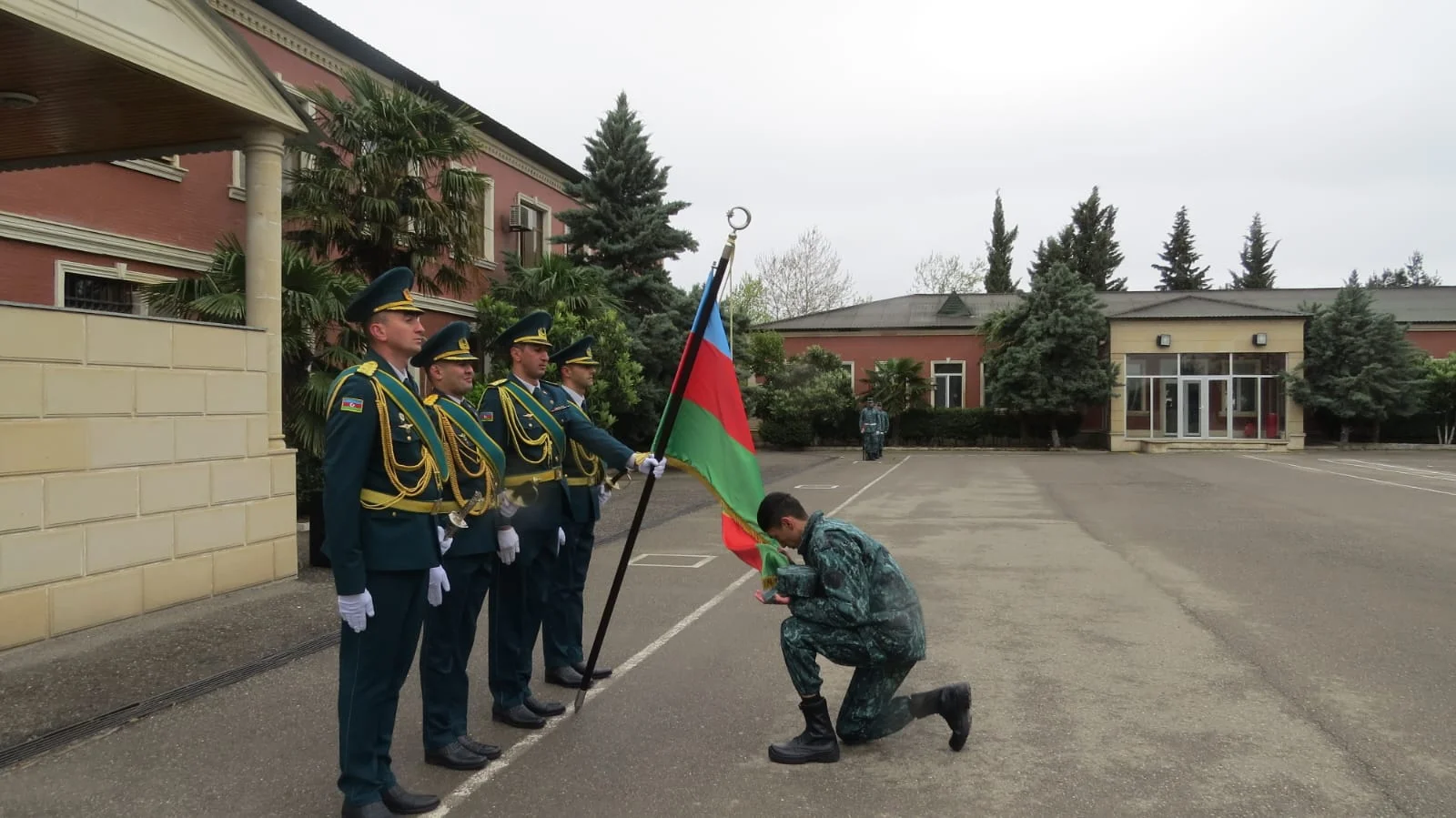Hərbi xidməti başa vuran sərhədçi əsgərlər evlərinə yola salınmışdır