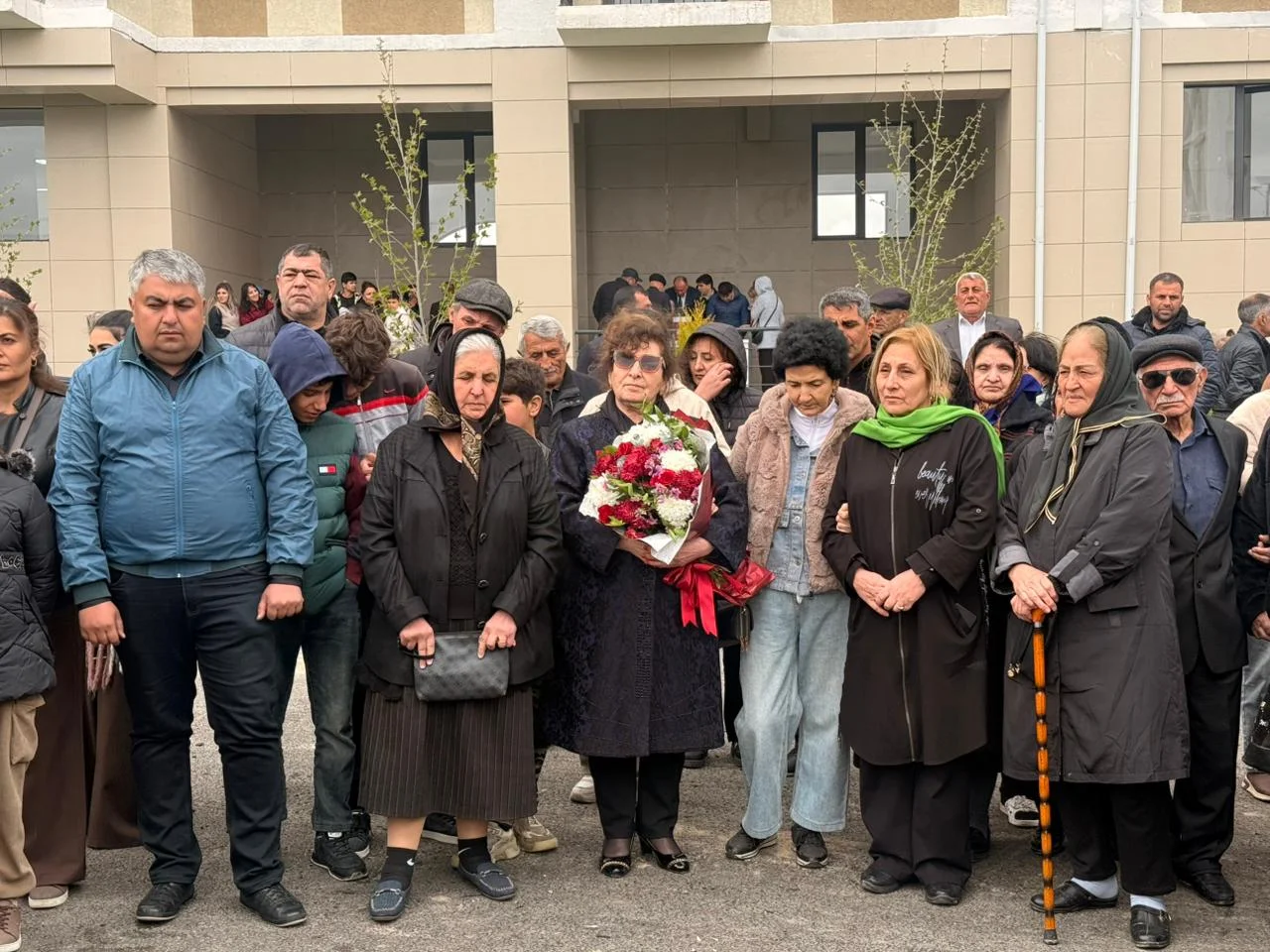 Köç karvanı Ağdam şəhərinə çatıb