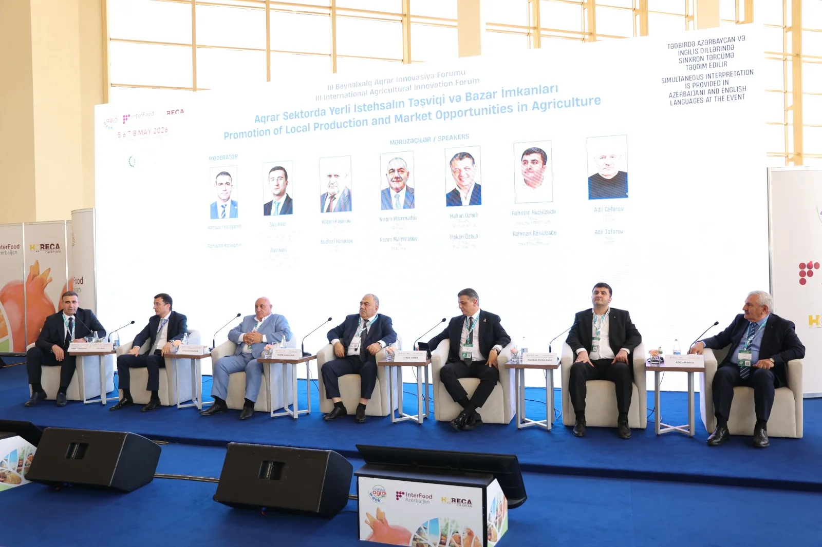 “lll Beynəlxalq Aqrar İnnovasiya Forumu” çərçivəsində panel müzakirələri davam edir