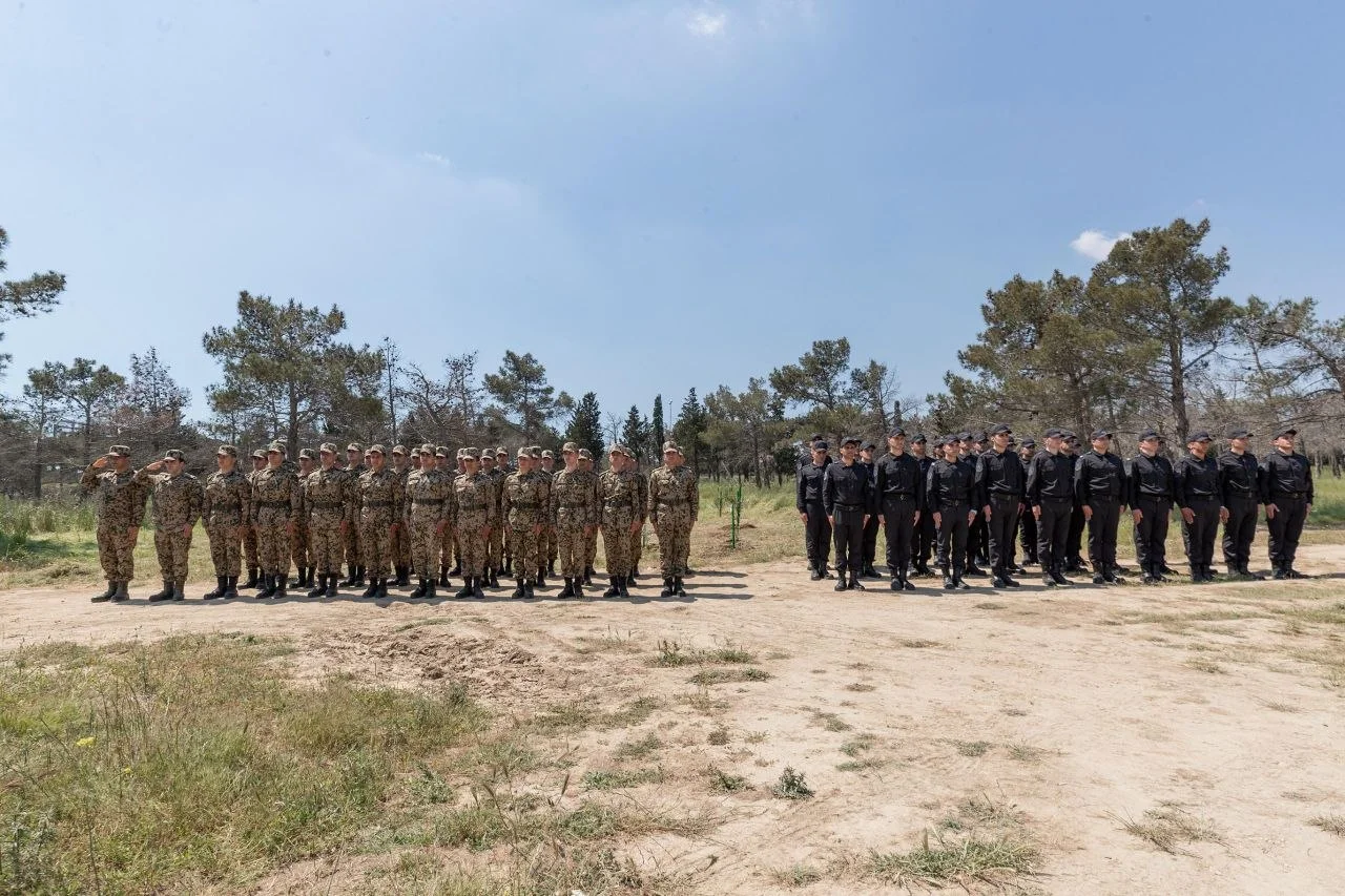 DİN əməkdaşları və hərbi qulluqçular Heydər Əliyevin 103-cü ildönümü münasibətilə ağacəkmə aksiyası keçiriblər