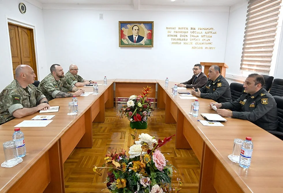 Litva Hərbi Akademiyasının nümayəndə heyəti ölkəmizdə səfərdədir