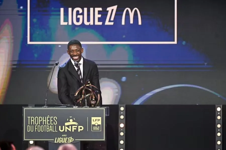 Usman Dembele Fransa çempionatında mövsümün oyunçusu seçilib