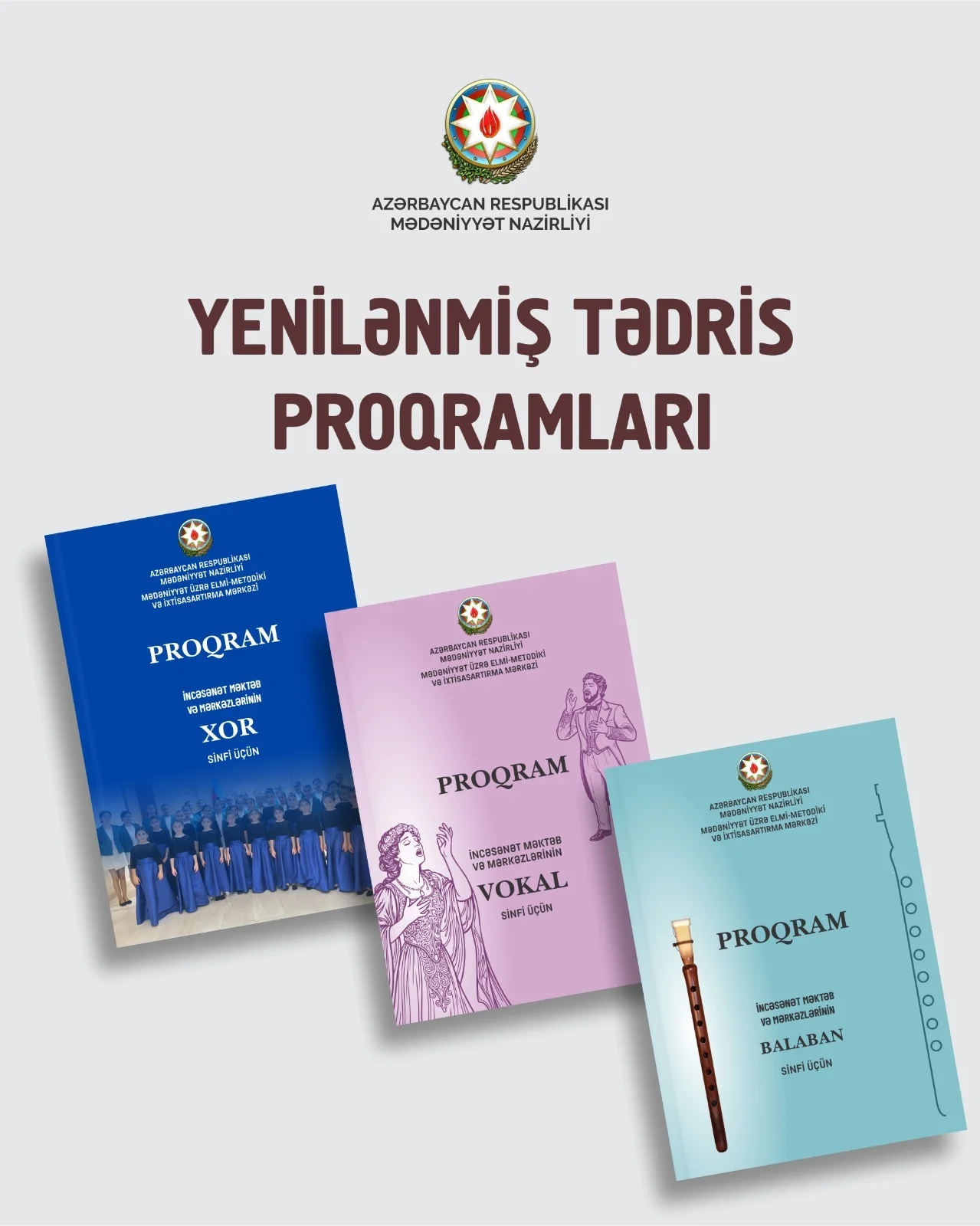 Xor, vokal və balaban ixtisasları üzrə tədris proqramları yenilənib