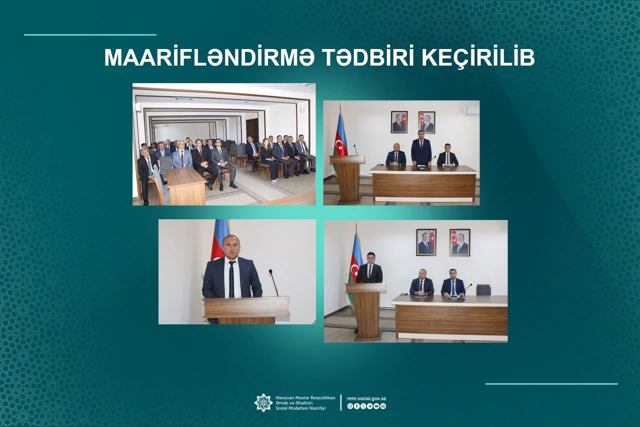 Ordubad rayonunda xüsusi qayğıya ehtiyacı olan ailələrin sosial müdafiəsinə dair maarifləndirici görüş keçirilib