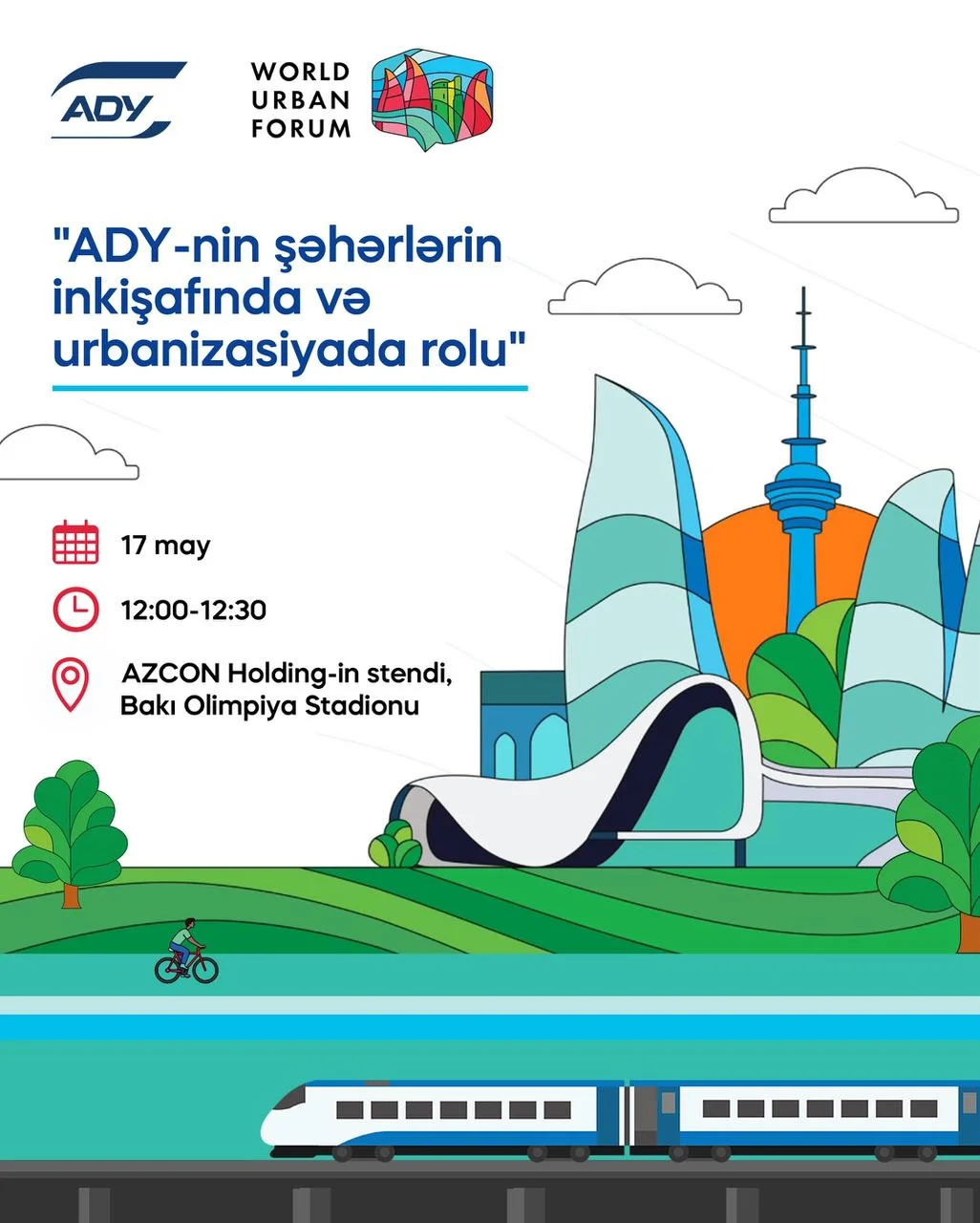 “ADY-nin şəhərlərin inkişafı və urbanizasiyada rolu” mövzusunda infosessiya keçiriləcək