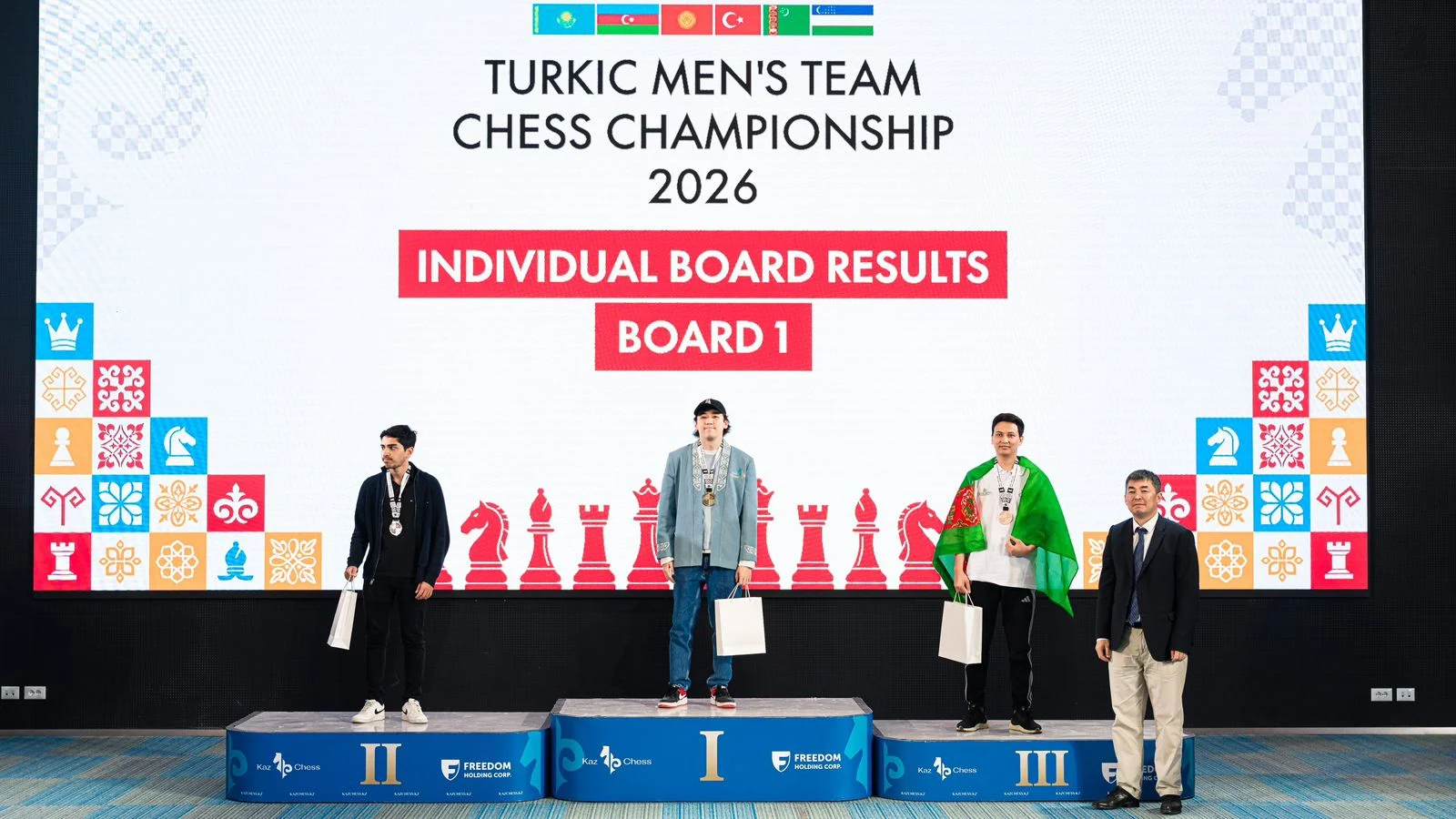Astanada türkdilli ölkələrin şahmat çempionatına yekun vuruldu