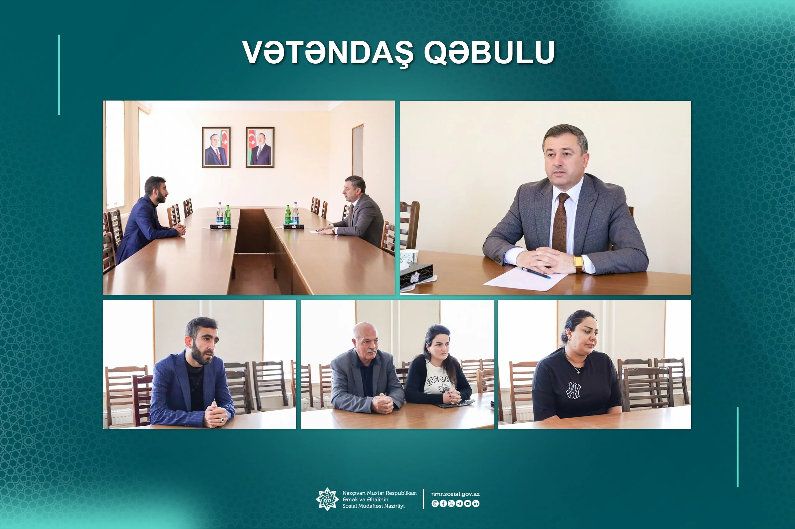 Elnar Hüseynov Şahbuz rayonunda sakinləri qəbul edib