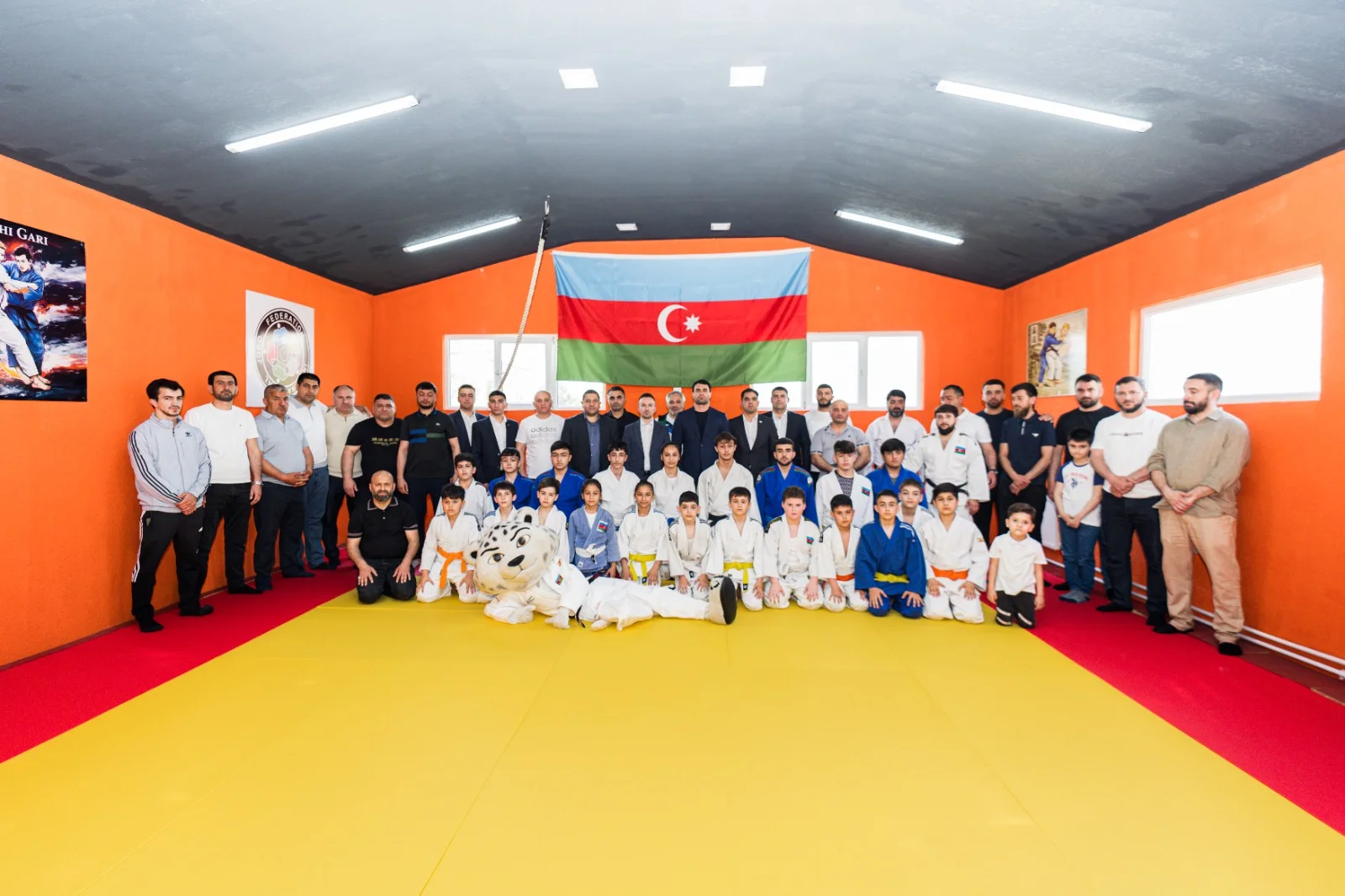 Abşeron rayonu Mehdiabad qəsəbəsində yeni cüdo zalı fəaliyyətə başlayıb