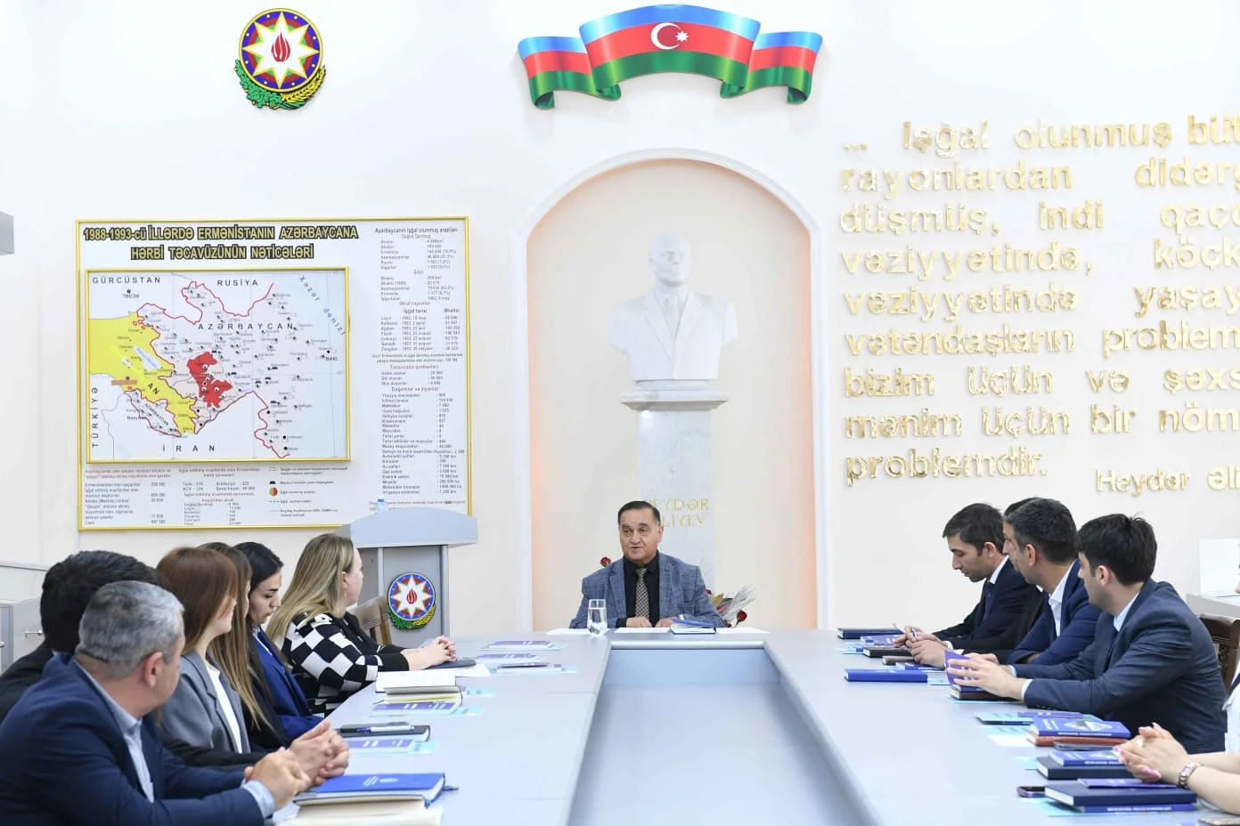 Rəsmi yazışmalarda ədəbi dil normalarının tətbiqinə dair təlim keçirilib