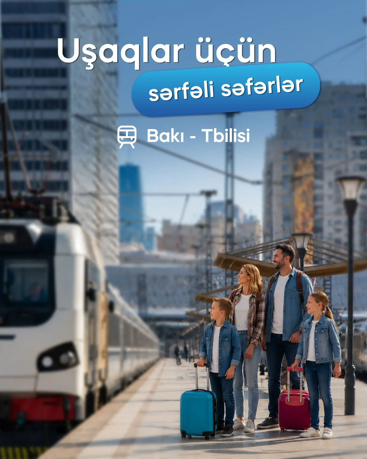 Balaca sərnişinlərimiz üçün pulsuz səyahət