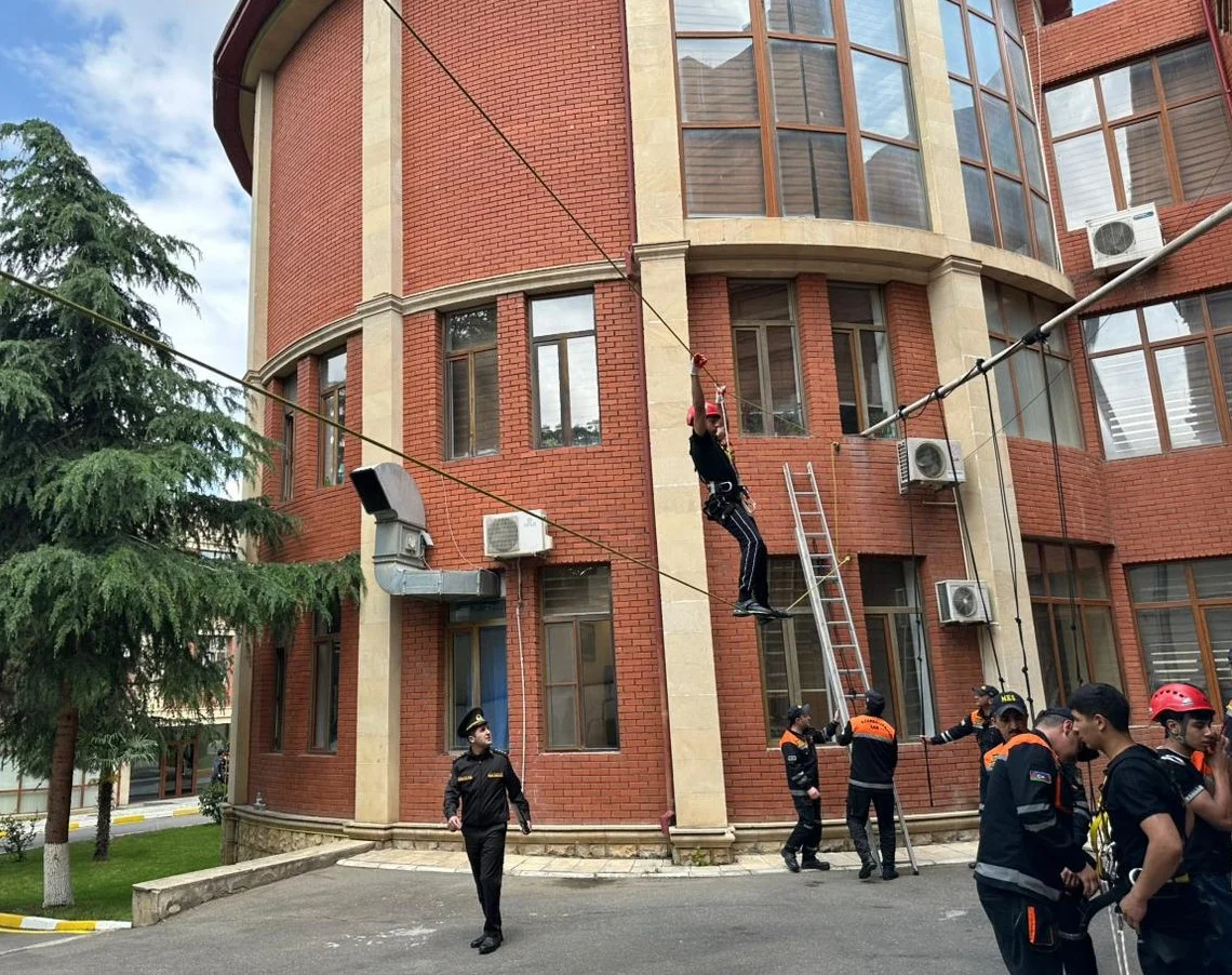 FHN-in Gəncə Regional Mərkəzi “Gənc xilasedici və yanğınsöndürən” Ümumrespublika yarışlarının zona birinciliyini keçirib