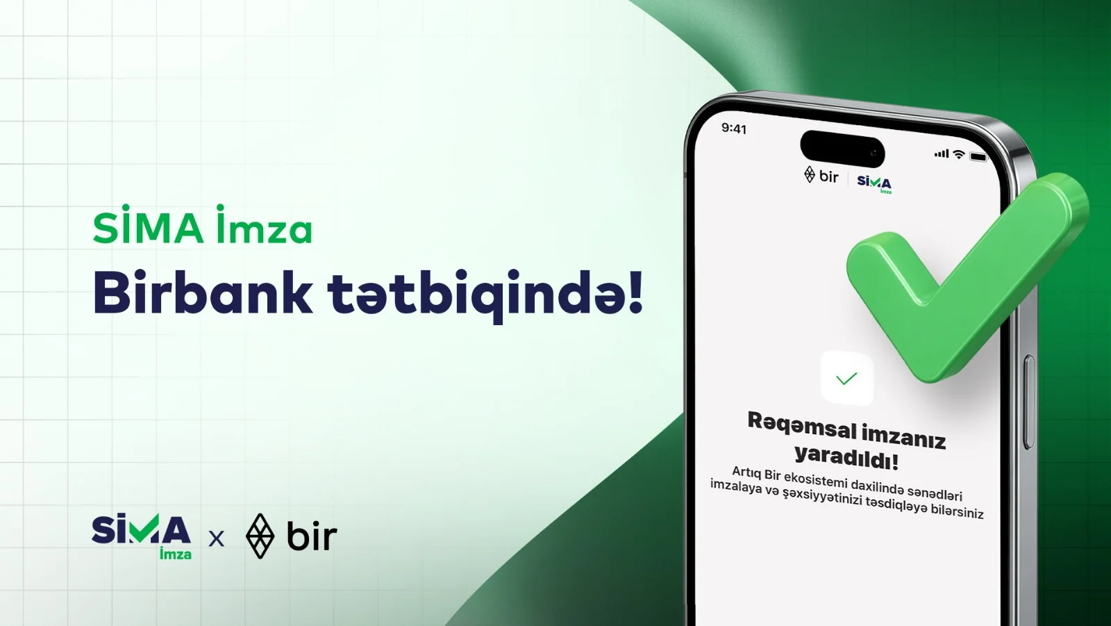 SİMA rəqəmsal imza Birbank-da
