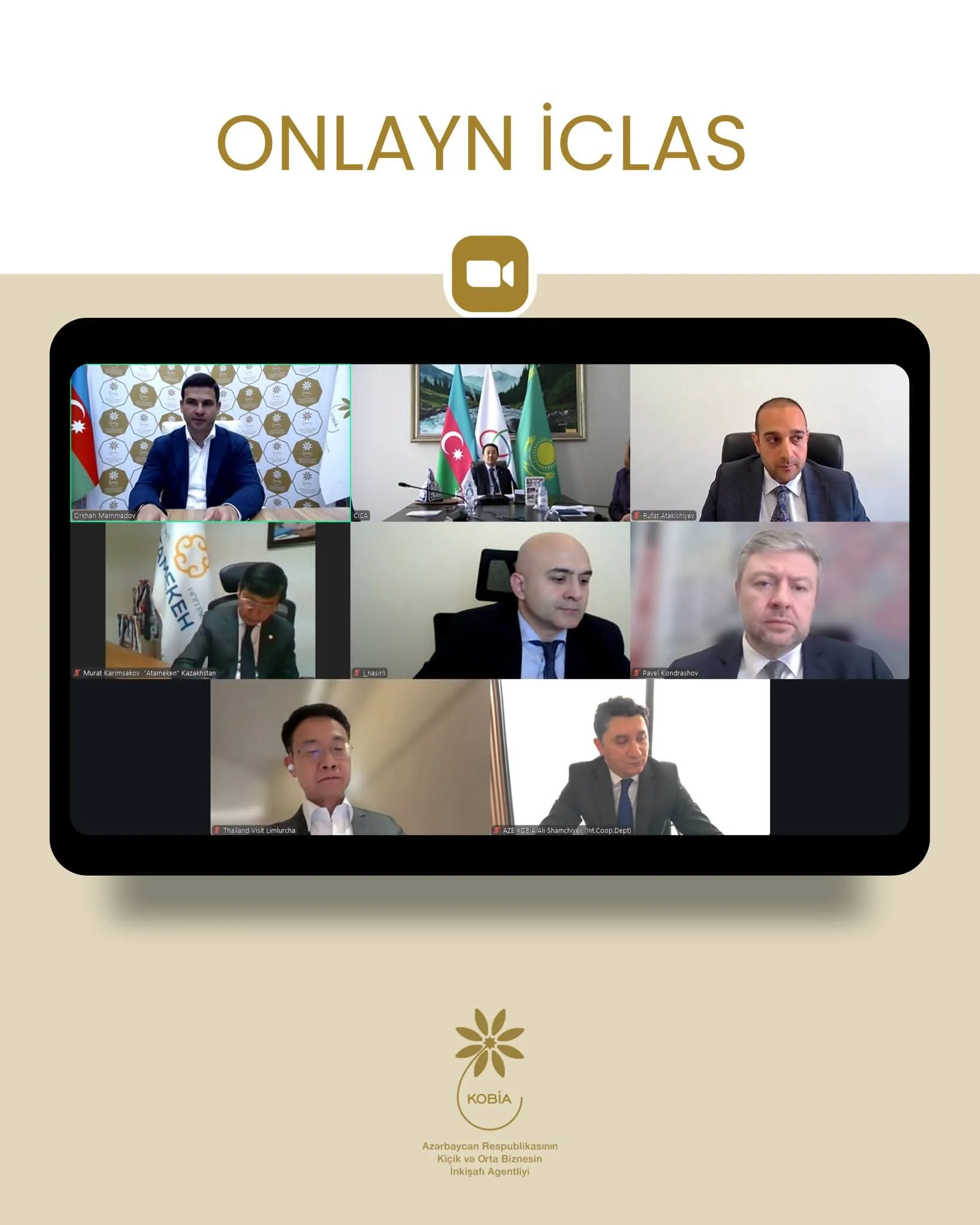 AQEM-in Biznes Şurasının İdarə Heyətinin onlayn iclası keçirilib
