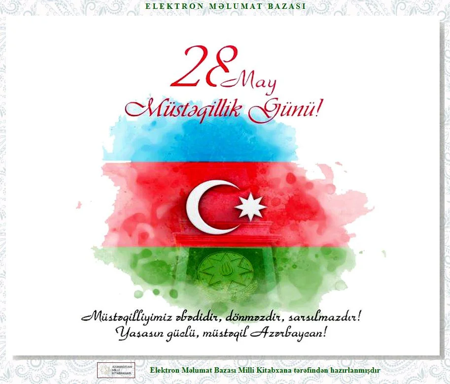 Milli Kitabxanada “28 May – Müstəqillik Günü” ilə əlaqədar elektron layihələr istifadəçilərə təqdim olunub