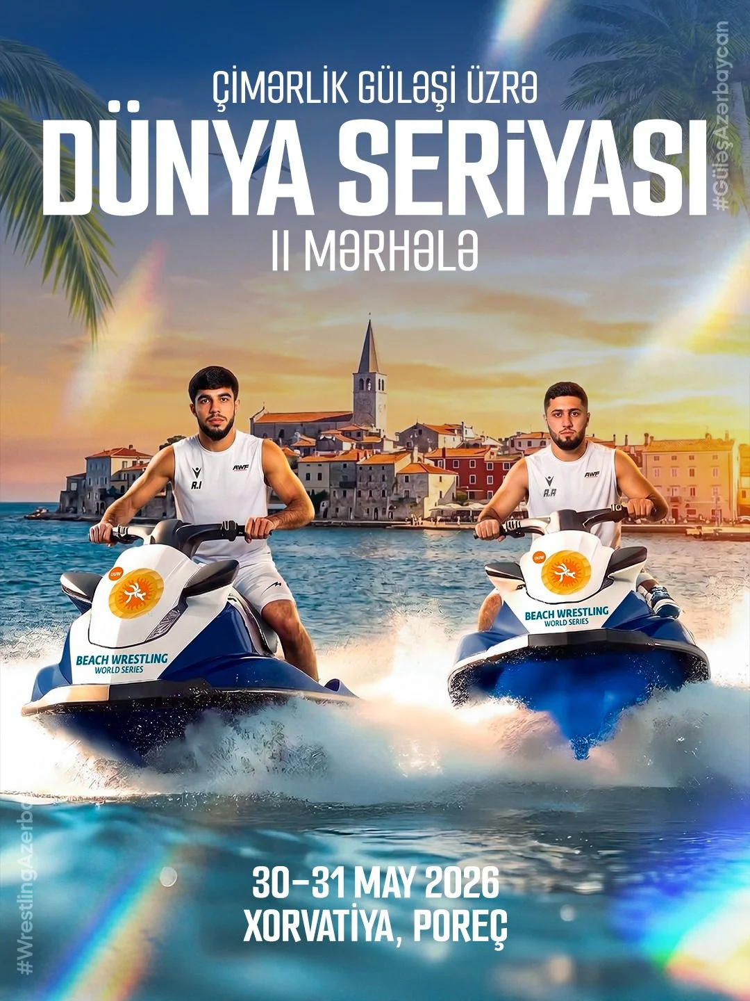 Çimərlik güləşçilərinin Xorvatiya sınağı